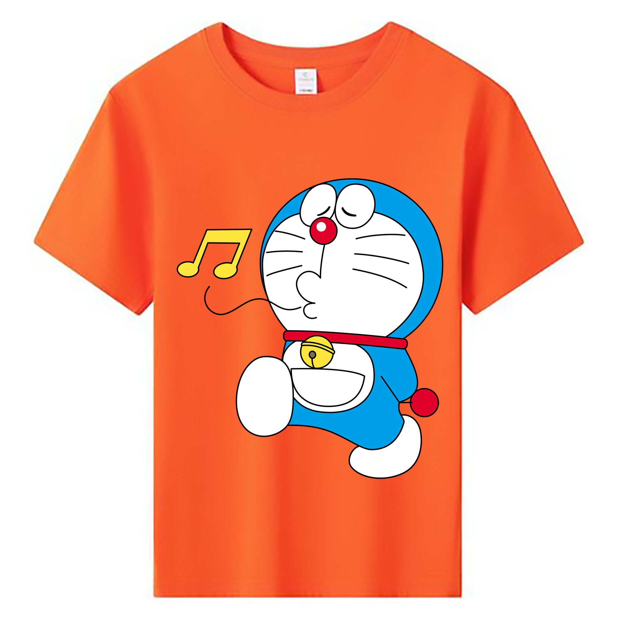 （画像用） ドラえもん Doraemon 綿100％キッズTシャツ（フロントプリント）