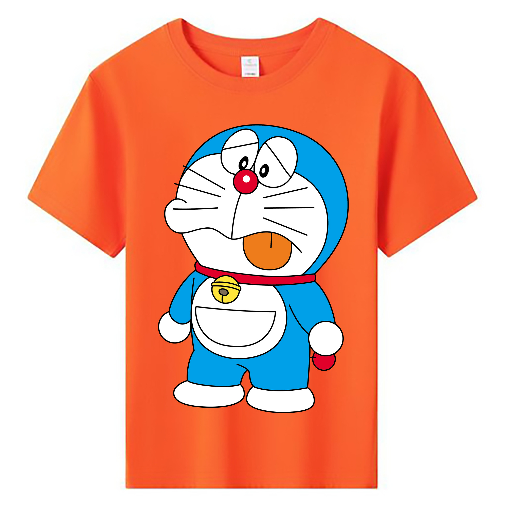 （画像用） ドラえもん Doraemon 綿100％キッズTシャツ（フロントプリント）