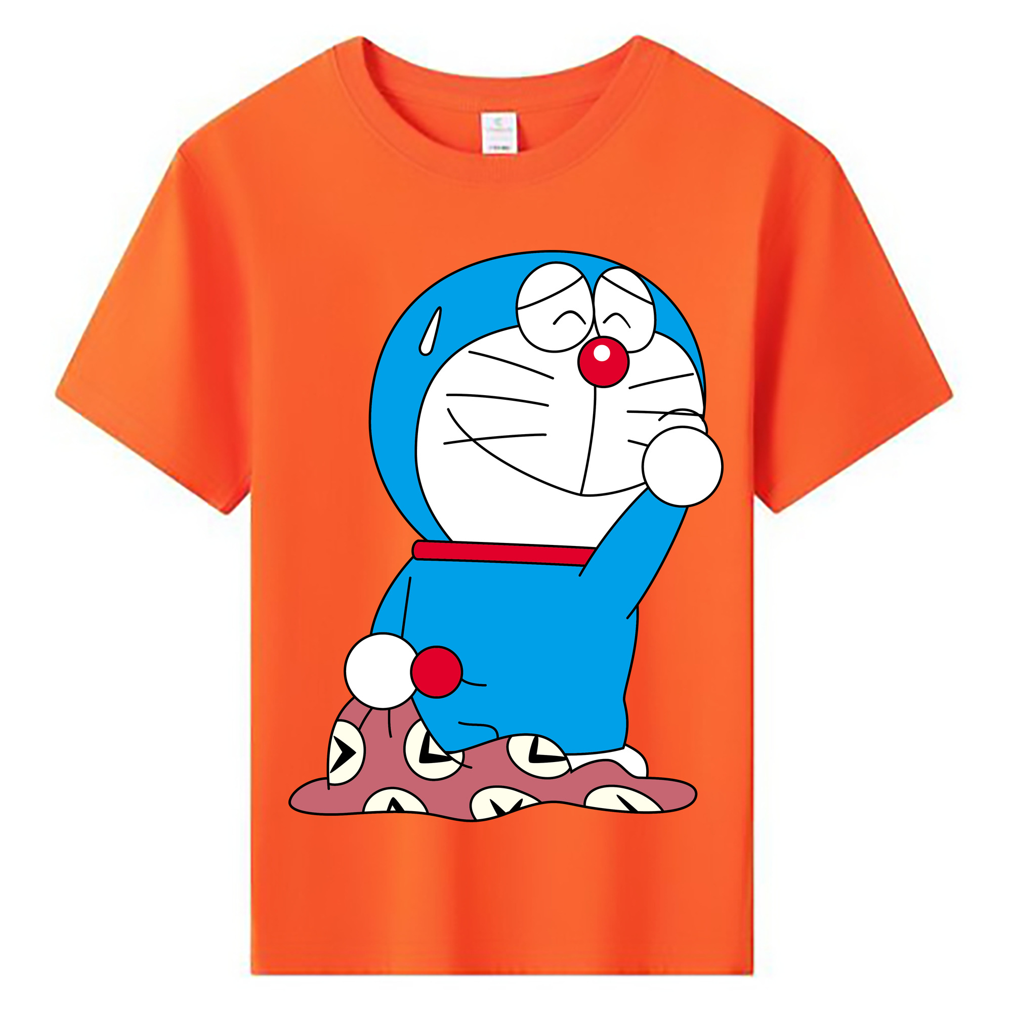 （画像用） ドラえもん Doraemon 綿100％キッズTシャツ（フロントプリント）
