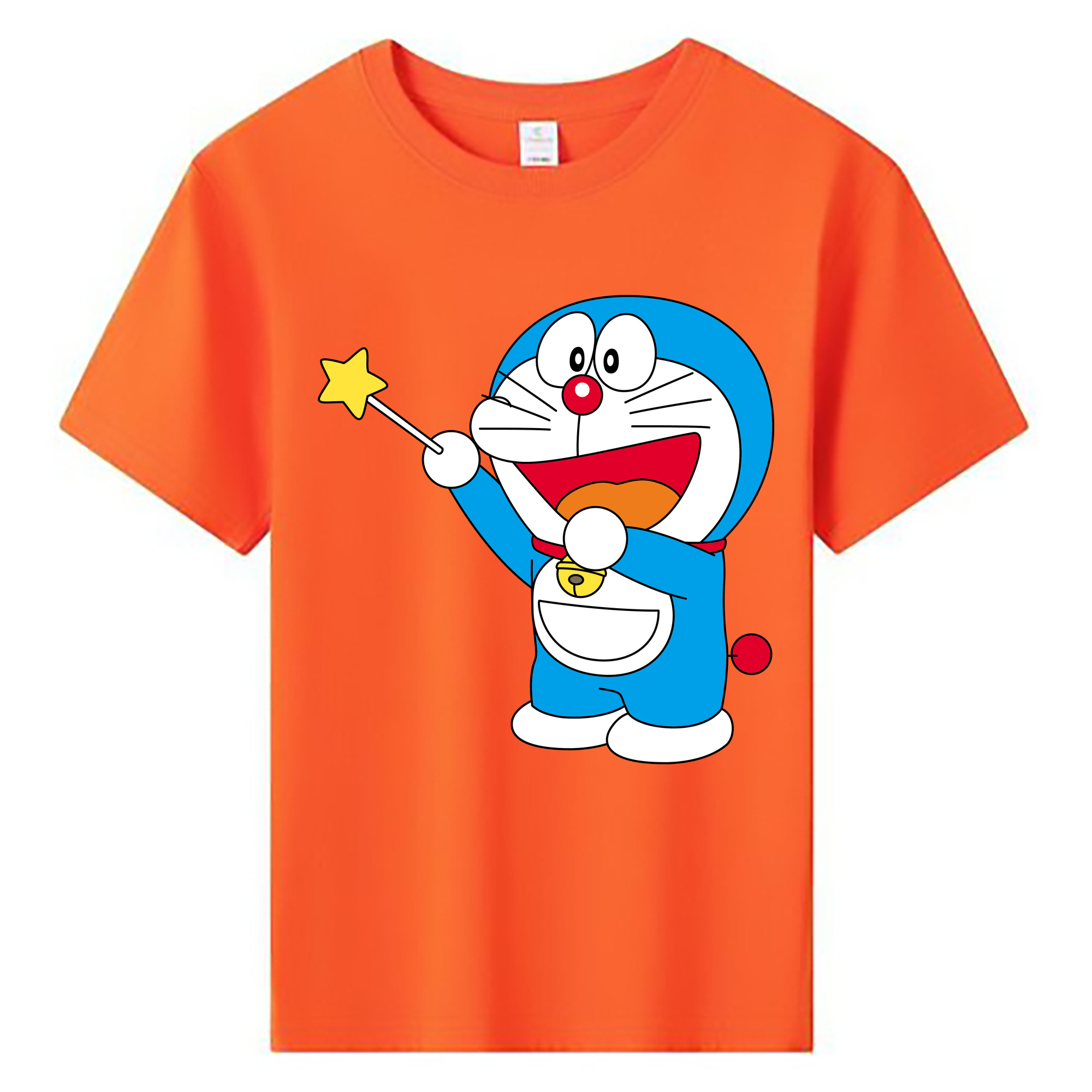 （画像用） ドラえもん Doraemon 綿100％キッズTシャツ（フロントプリント）