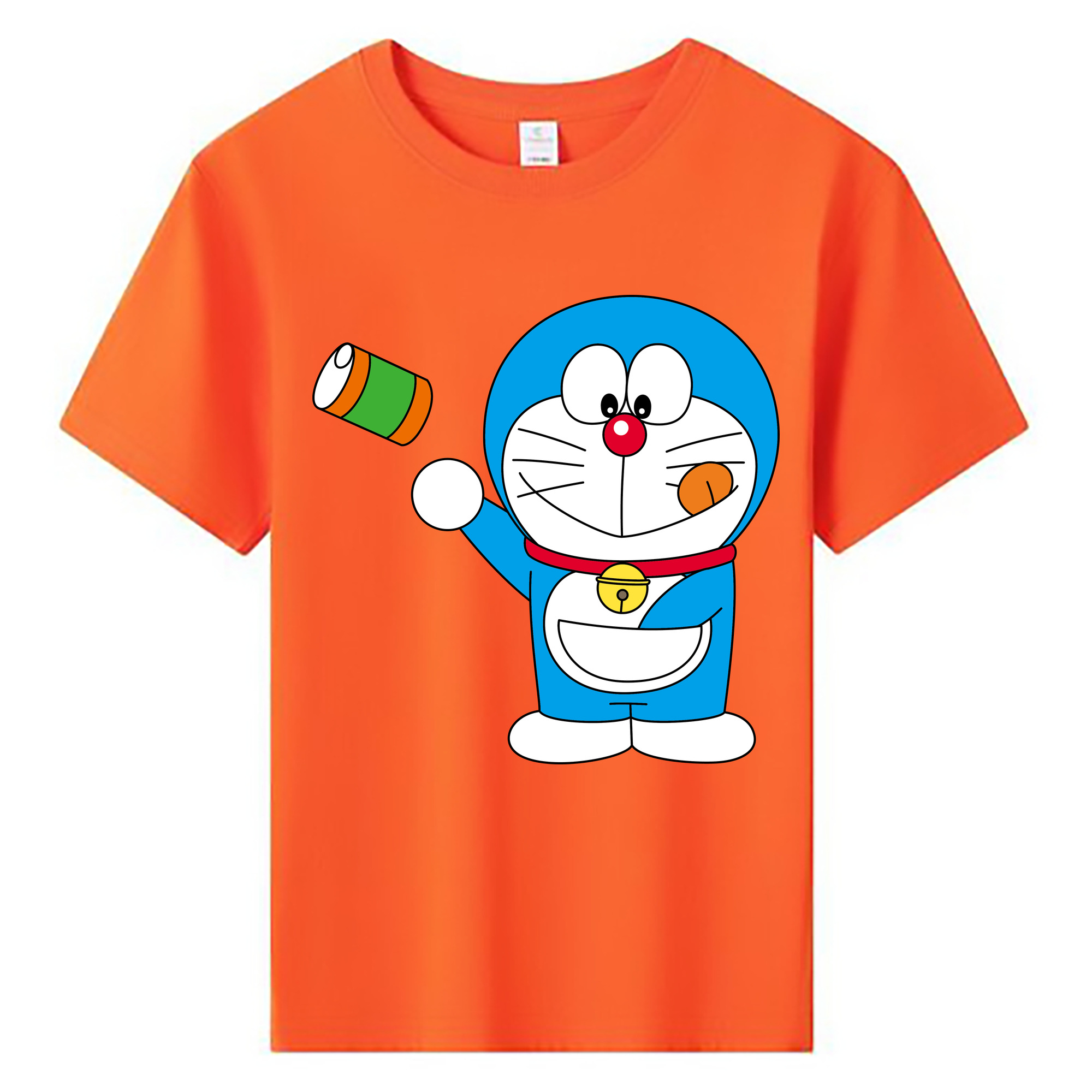 （画像用） ドラえもん Doraemon 綿100％キッズTシャツ（フロントプリント）