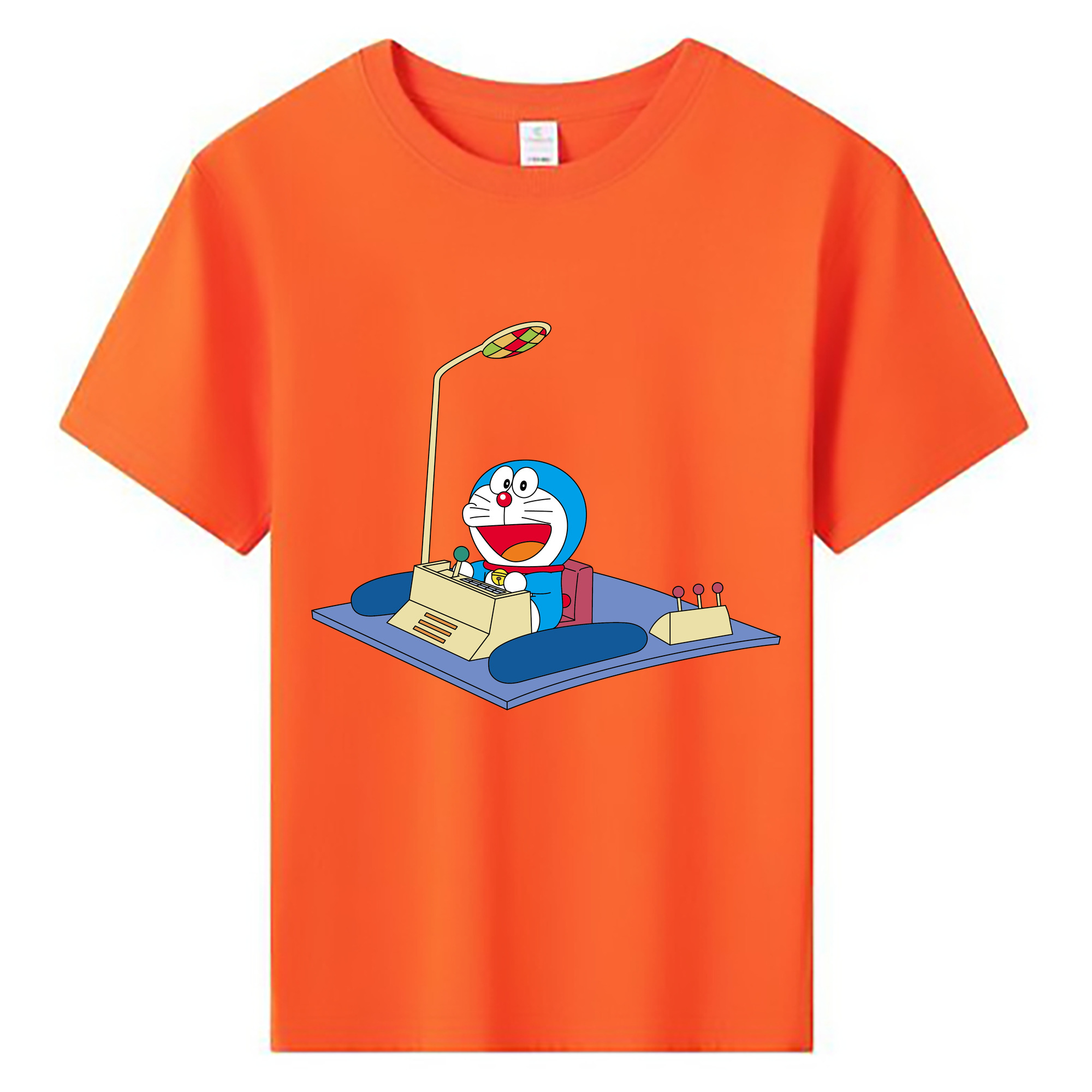 （画像用） ドラえもん Doraemon 綿100％キッズTシャツ（フロントプリント）