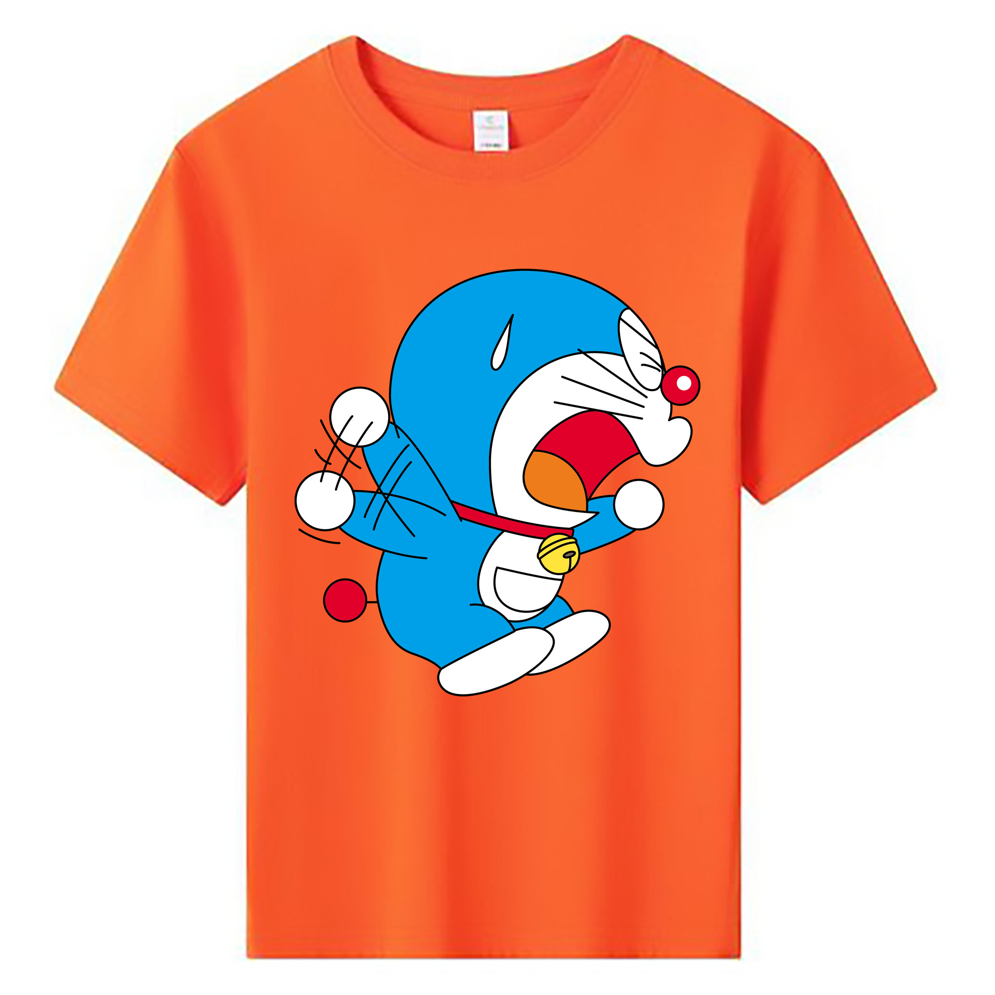 （画像用） ドラえもん Doraemon 綿100％キッズTシャツ（フロントプリント）