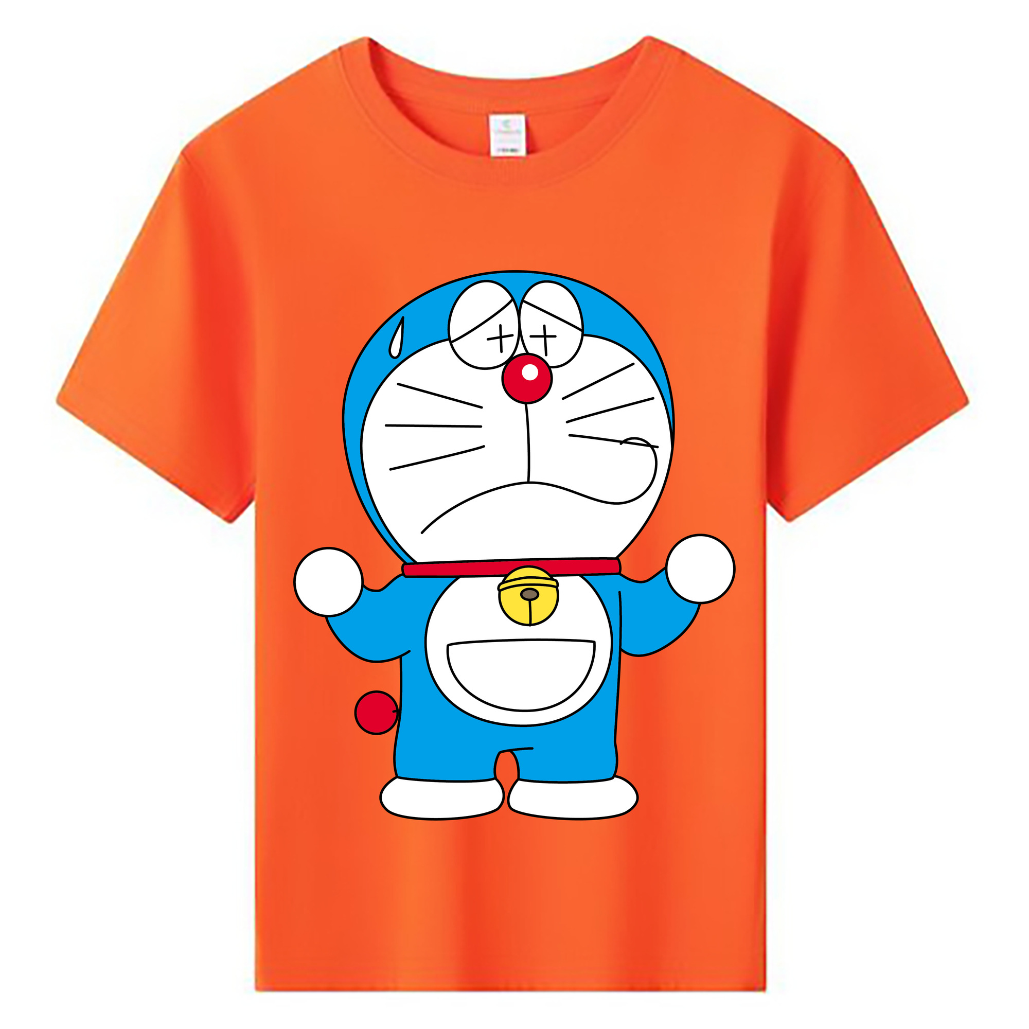 （画像用） ドラえもん Doraemon 綿100％キッズTシャツ（フロントプリント）