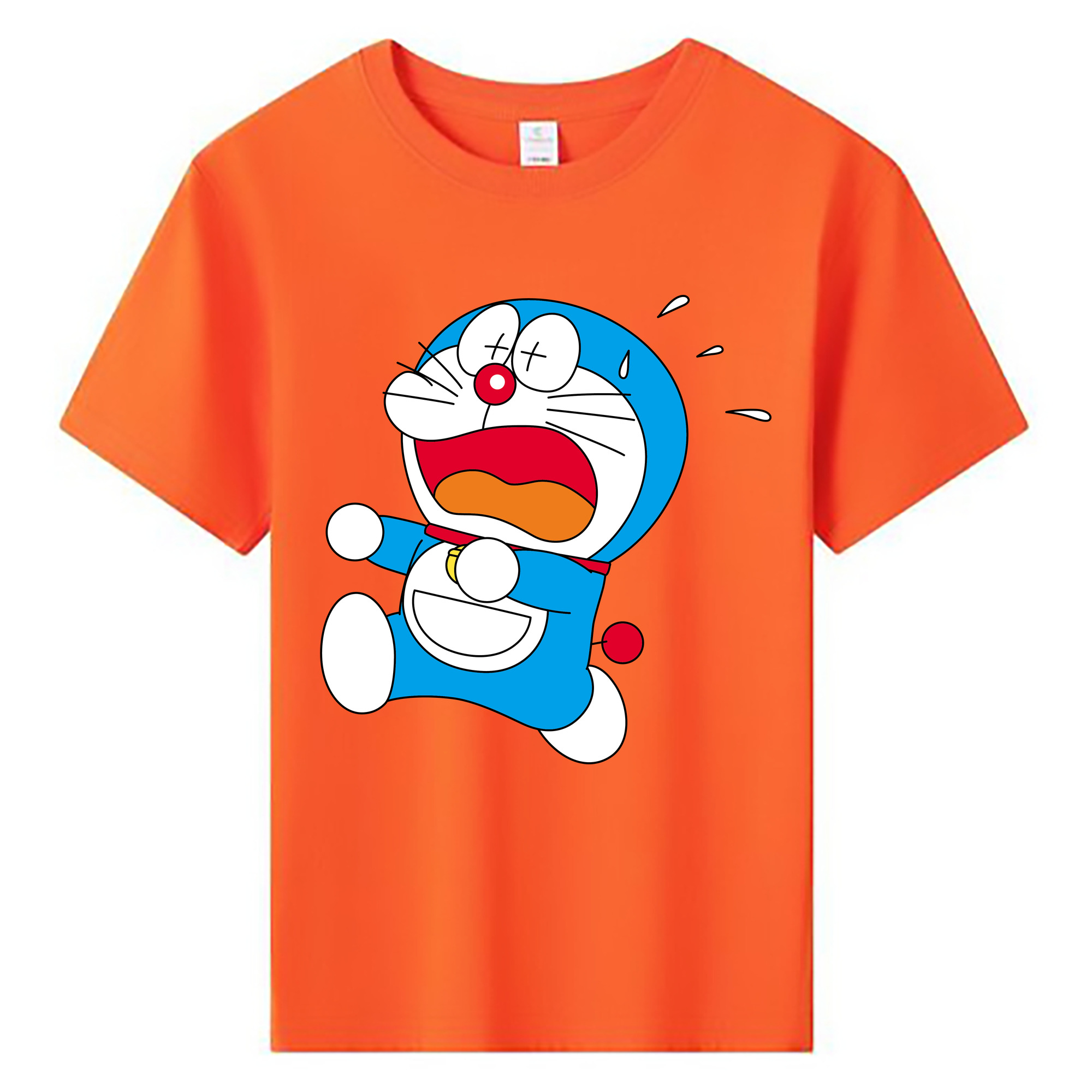 （画像用） ドラえもん Doraemon 綿100％キッズTシャツ（フロントプリント）