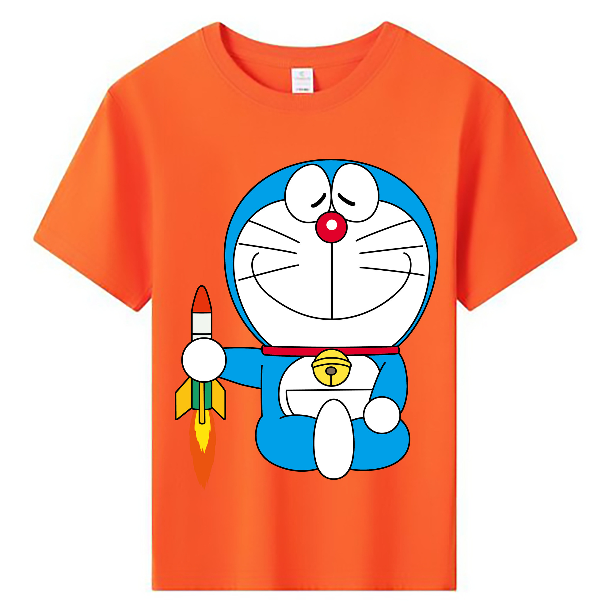 （画像用） ドラえもん Doraemon 綿100％キッズTシャツ（フロントプリント）
