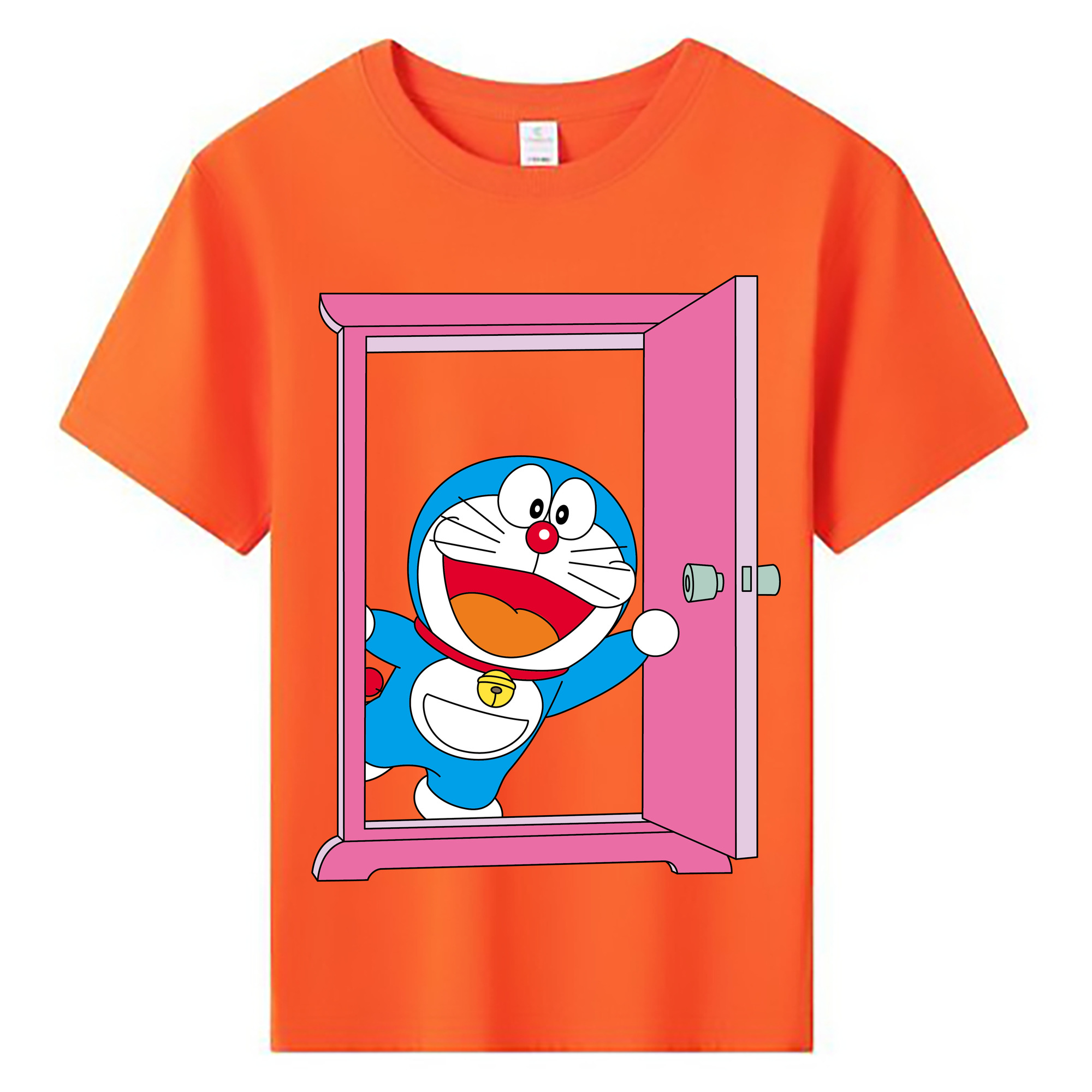 （画像用） ドラえもん Doraemon 綿100％キッズTシャツ（フロントプリント）