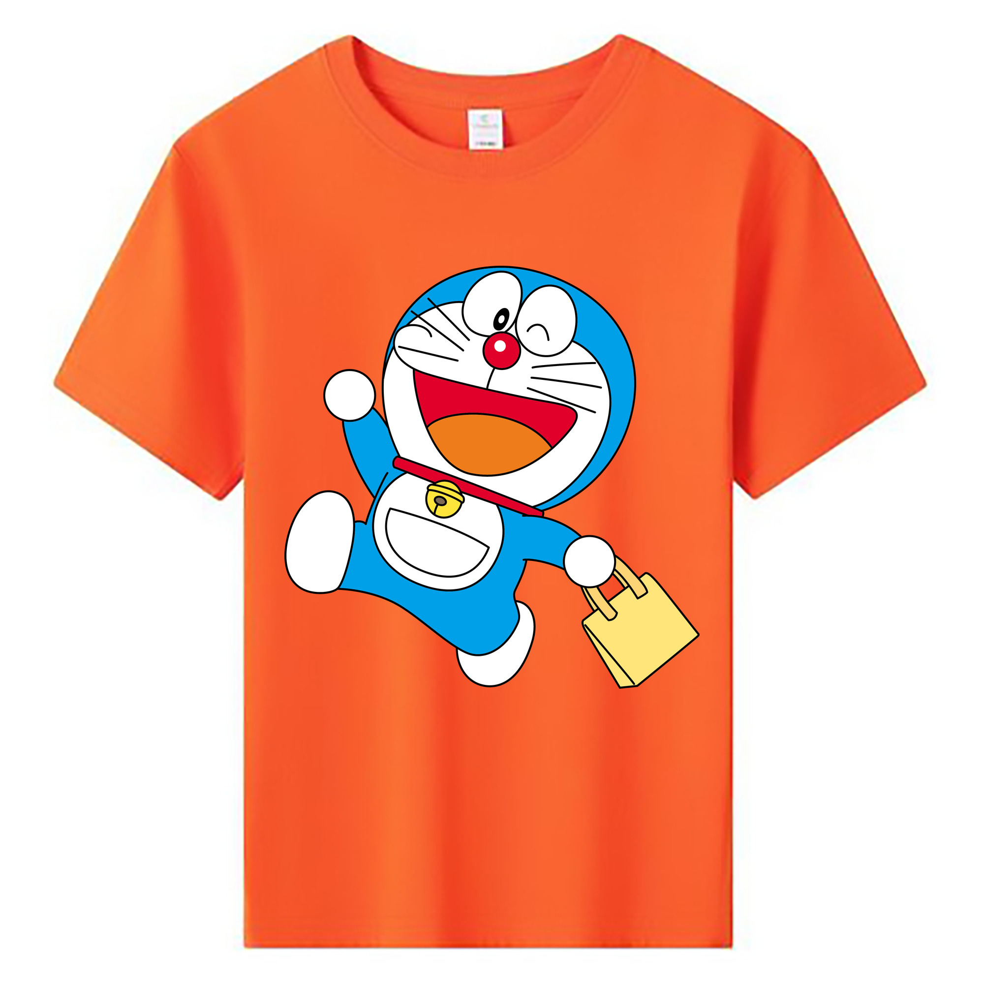 （画像用） ドラえもん Doraemon 綿100％キッズTシャツ（フロントプリント）