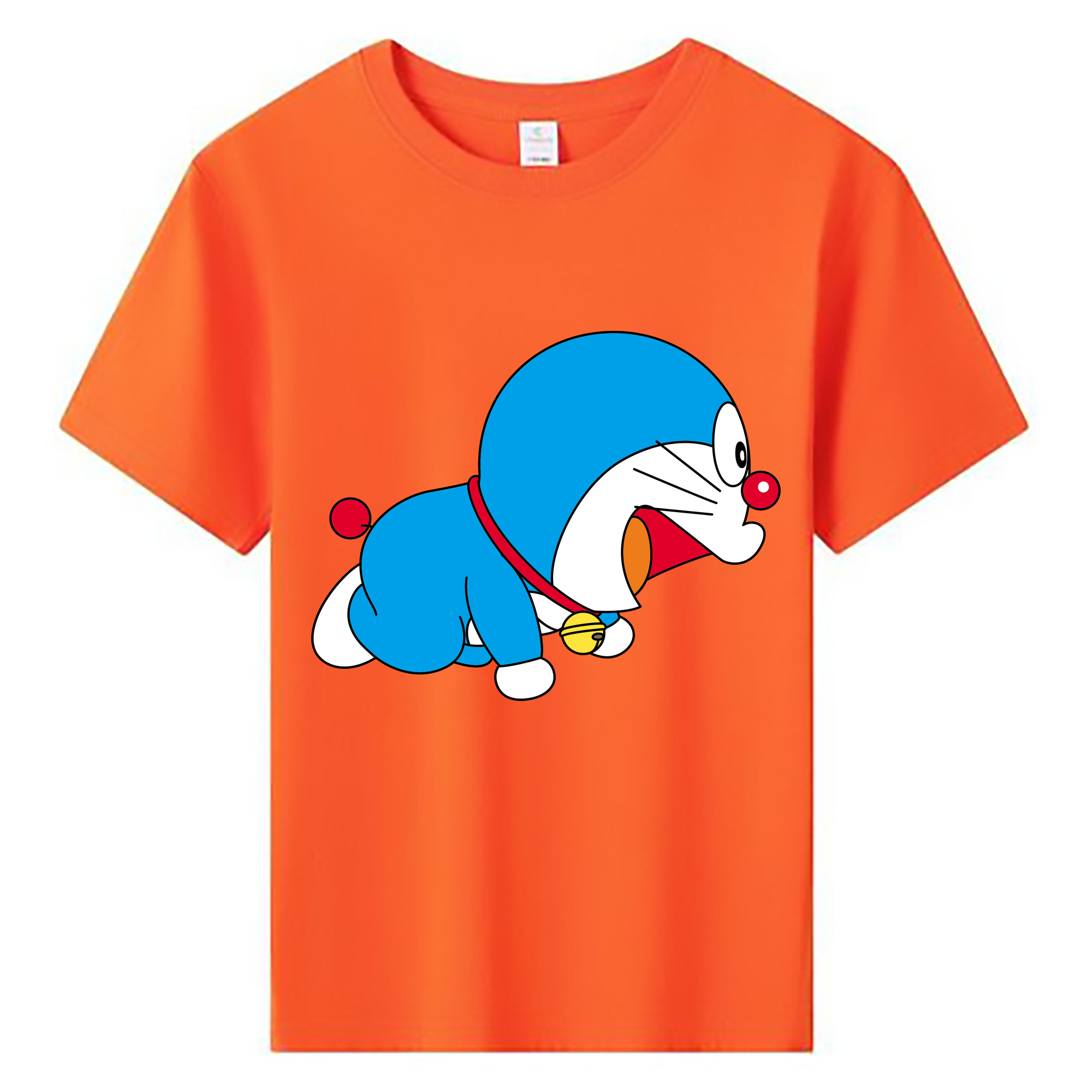 （画像用） ドラえもん Doraemon 綿100％キッズTシャツ（フロントプリント）