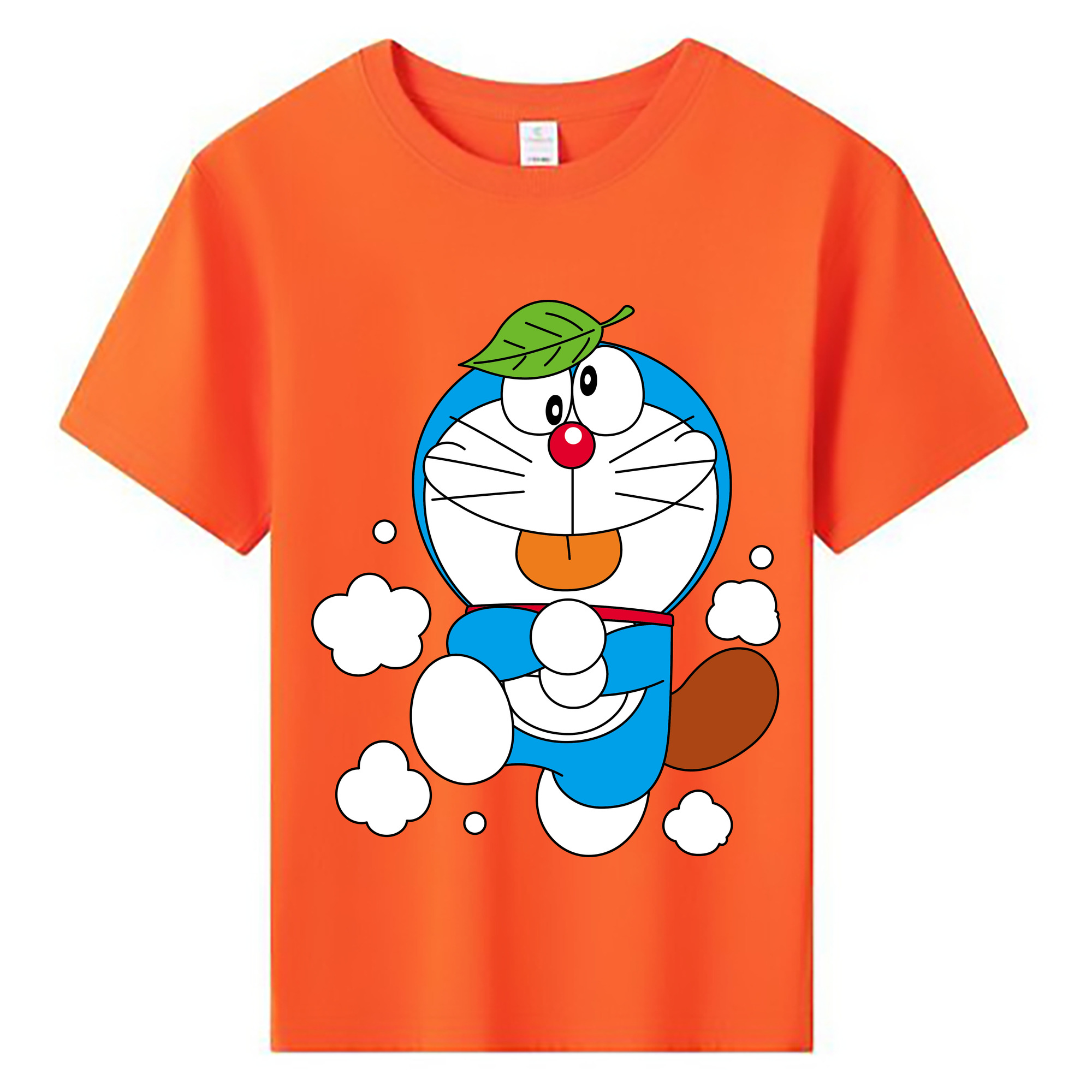 （画像用） ドラえもん Doraemon 綿100％キッズTシャツ（フロントプリント）