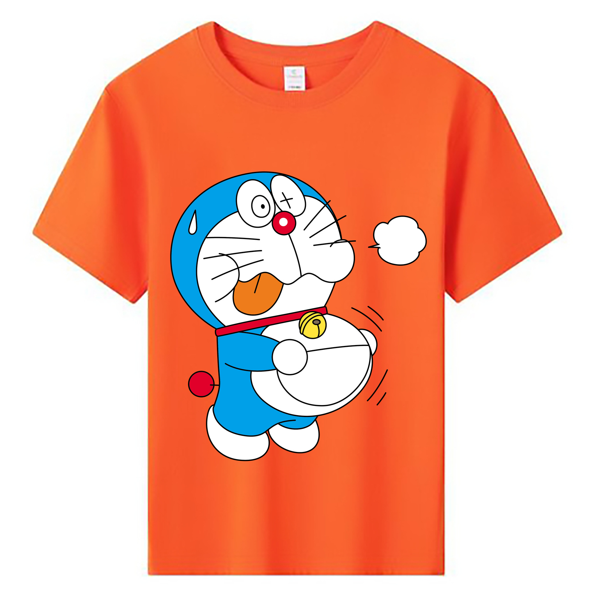 （画像用） ドラえもん Doraemon 綿100％キッズTシャツ（フロントプリント）
