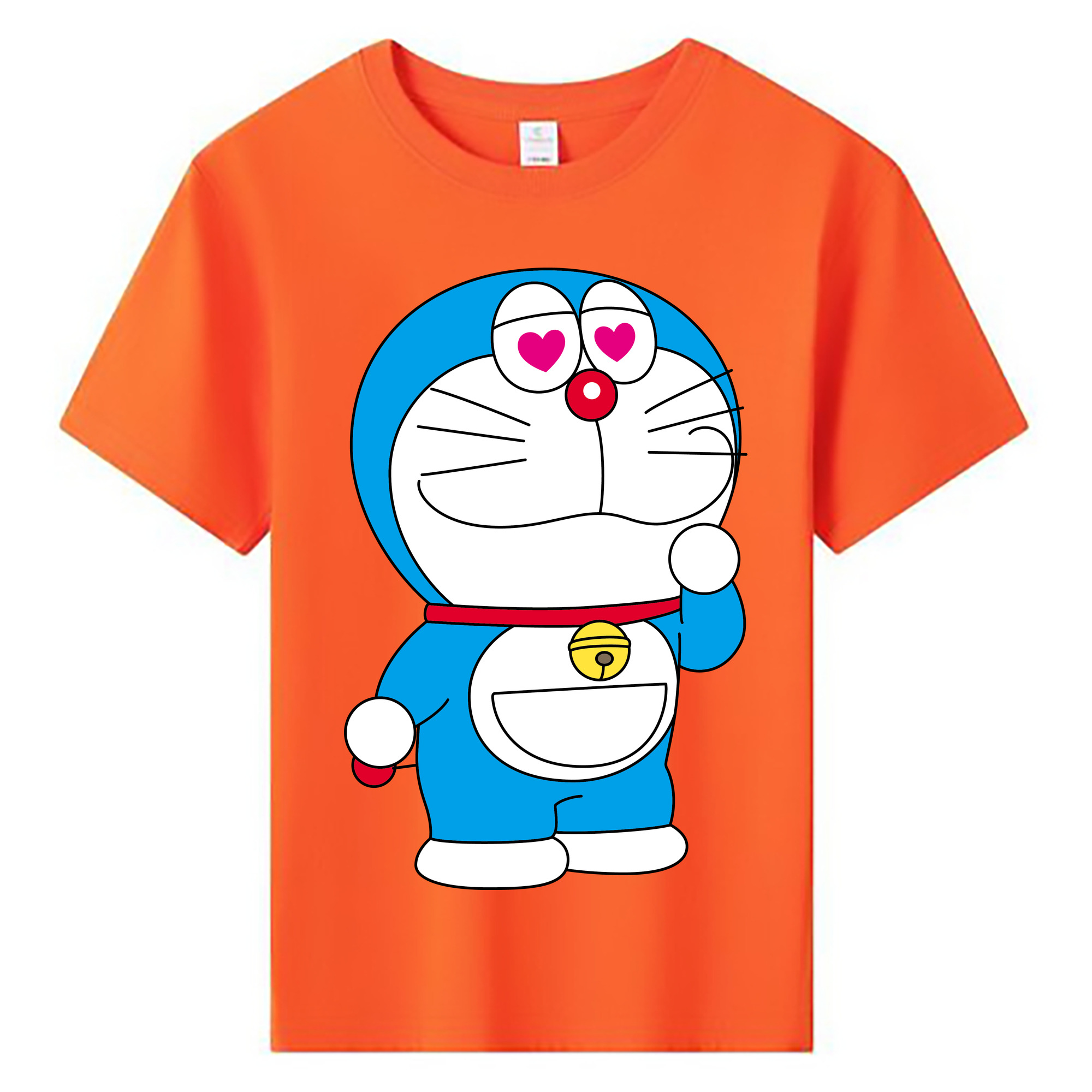（画像用） ドラえもん Doraemon 綿100％キッズTシャツ（フロントプリント）