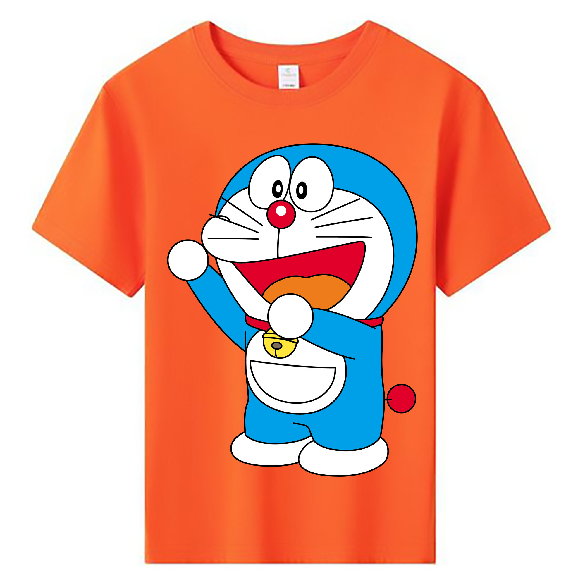（画像用） ドラえもん Doraemon 綿100％キッズTシャツ（フロントプリント）