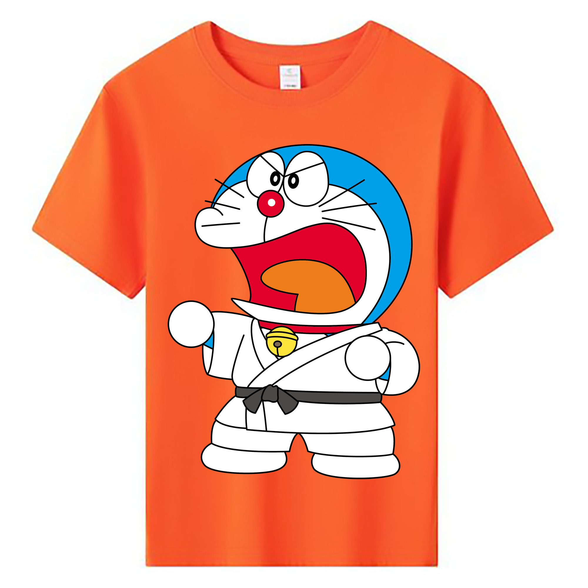 （画像用） ドラえもん Doraemon 綿100％キッズTシャツ（フロントプリント）