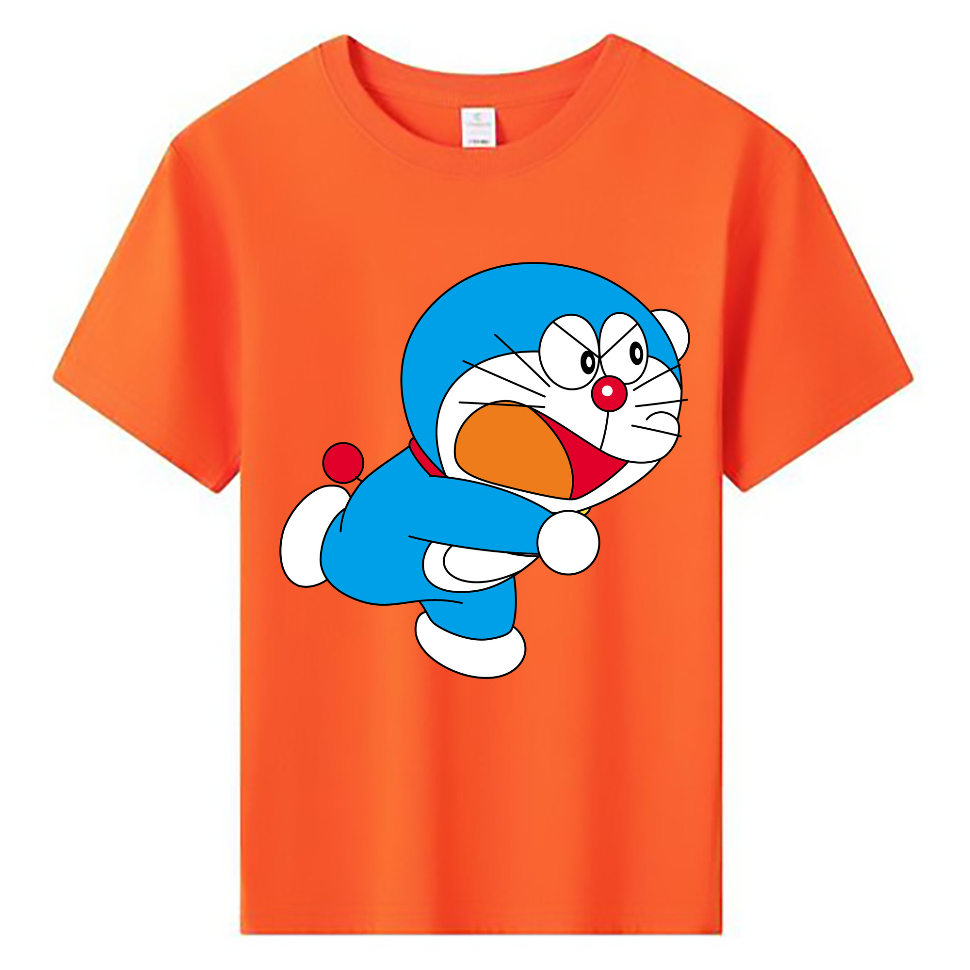 （画像用） ドラえもん Doraemon 綿100％キッズTシャツ（フロントプリント）