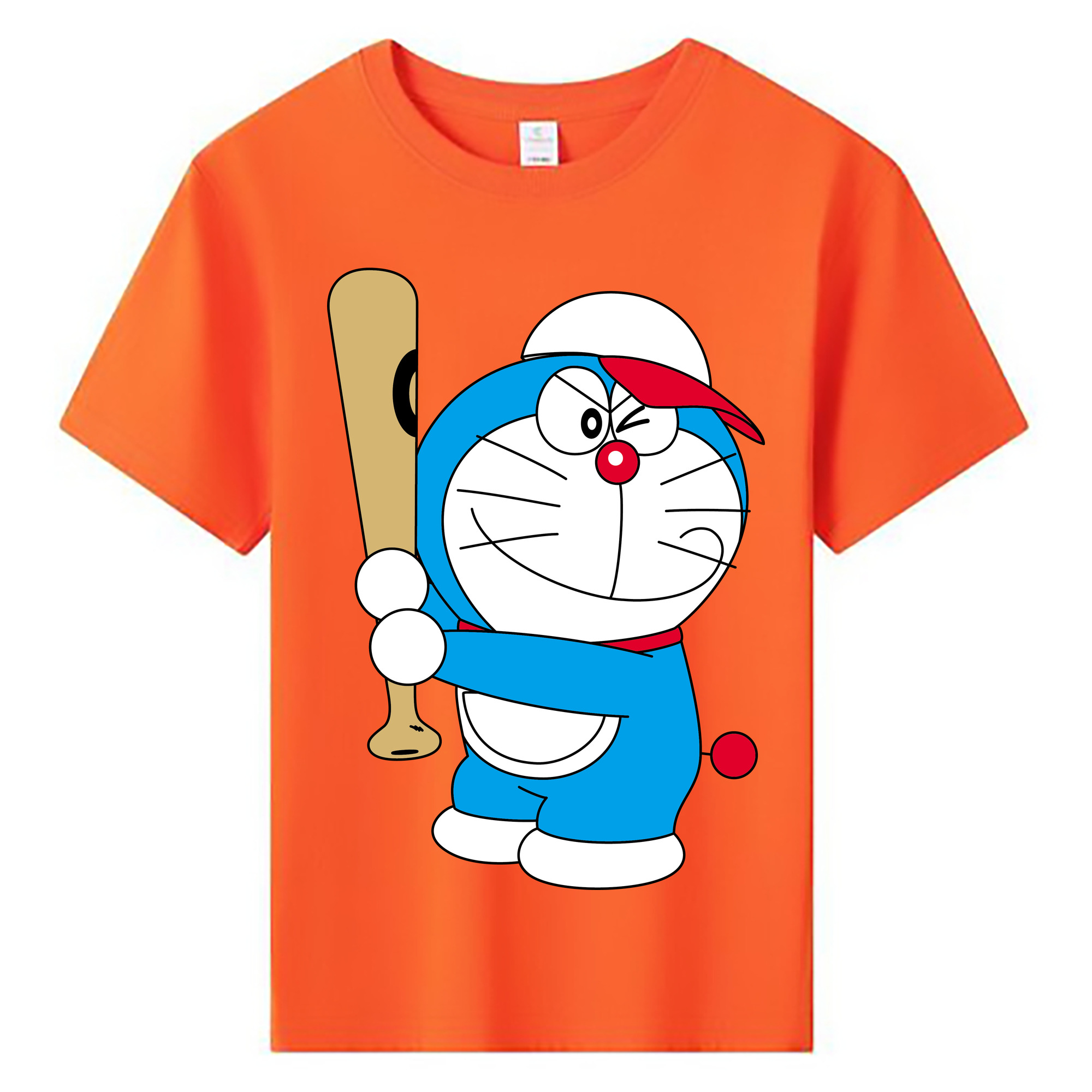 （画像用） ドラえもん Doraemon 綿100％キッズTシャツ（フロントプリント）