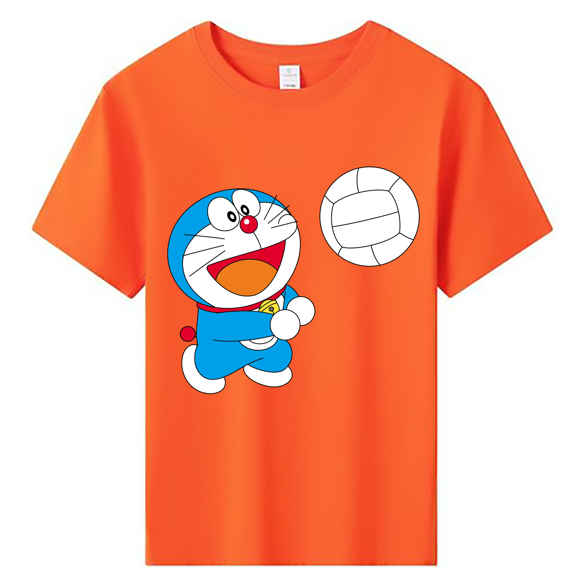 （画像用） ドラえもん Doraemon 綿100％キッズTシャツ（フロントプリント）