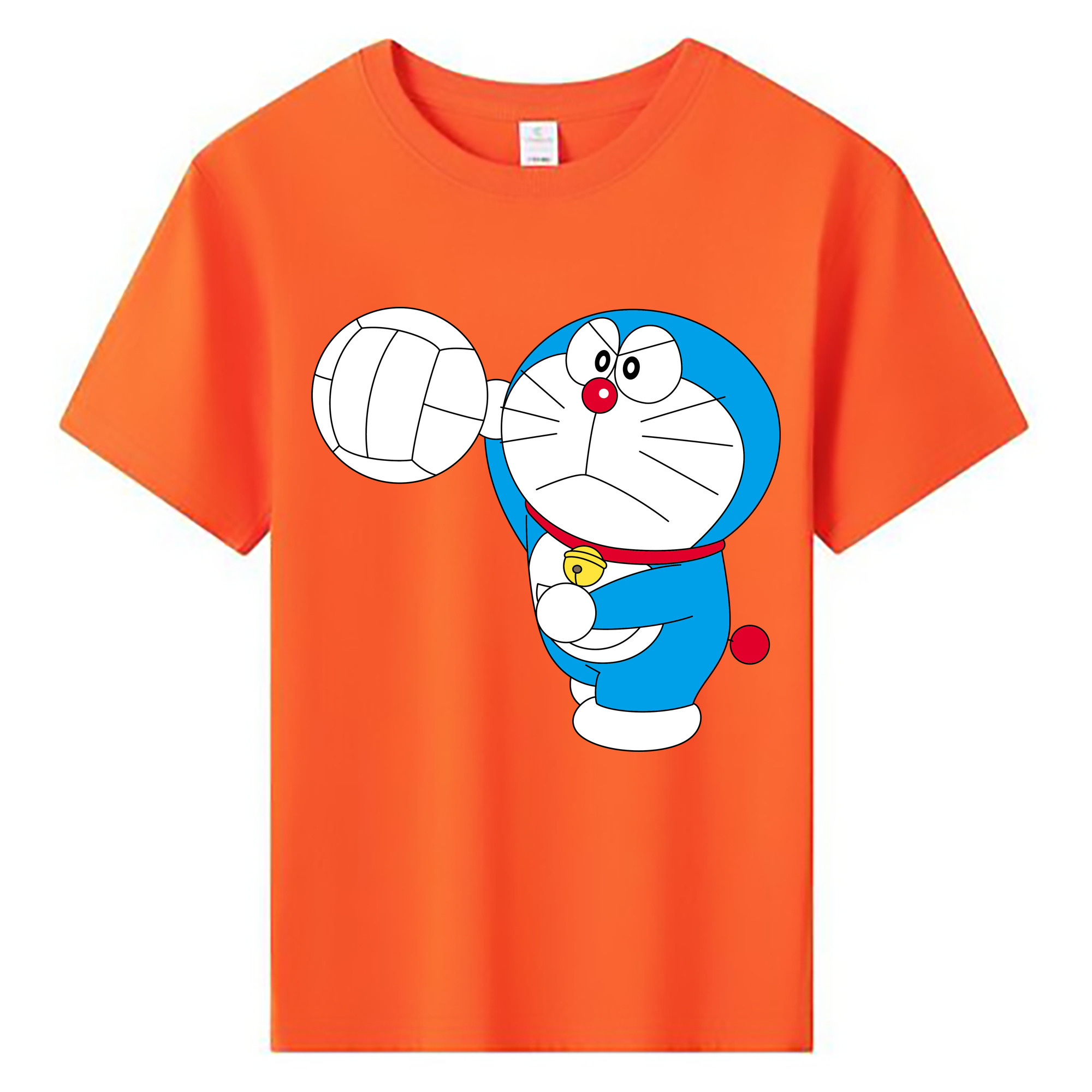 （画像用） ドラえもん Doraemon 綿100％キッズTシャツ（フロントプリント）