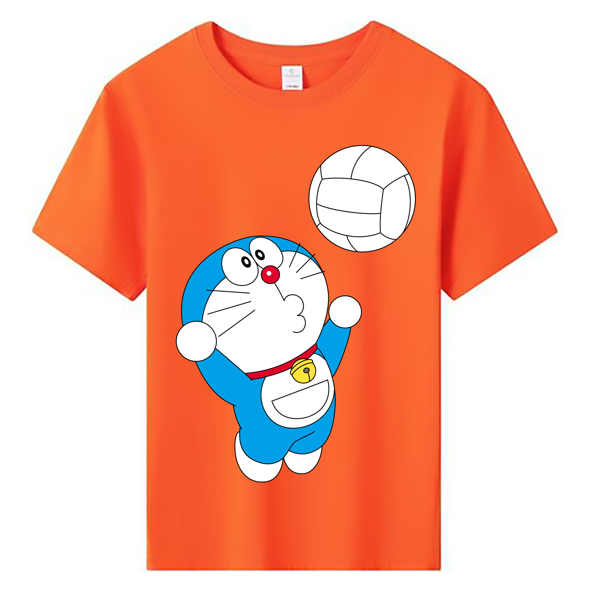 （画像用） ドラえもん Doraemon 綿100％キッズTシャツ（フロントプリント）