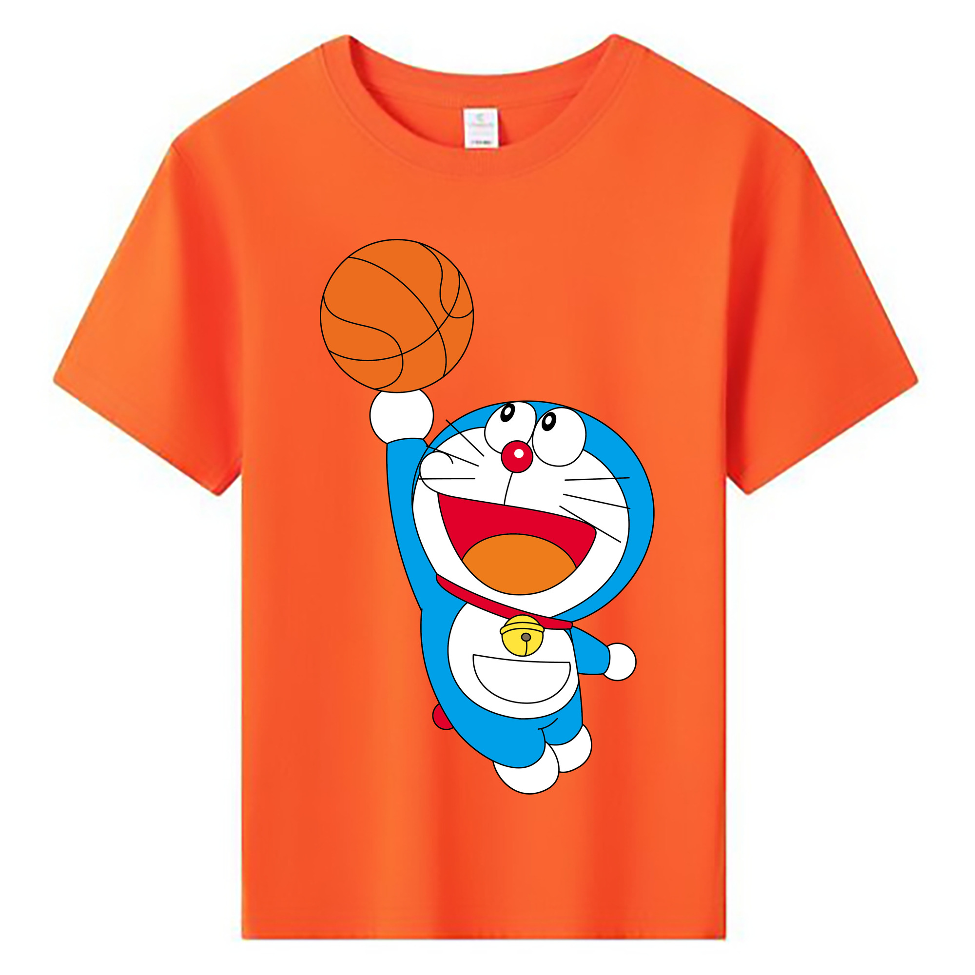 （画像用） ドラえもん Doraemon 綿100％キッズTシャツ（フロントプリント）
