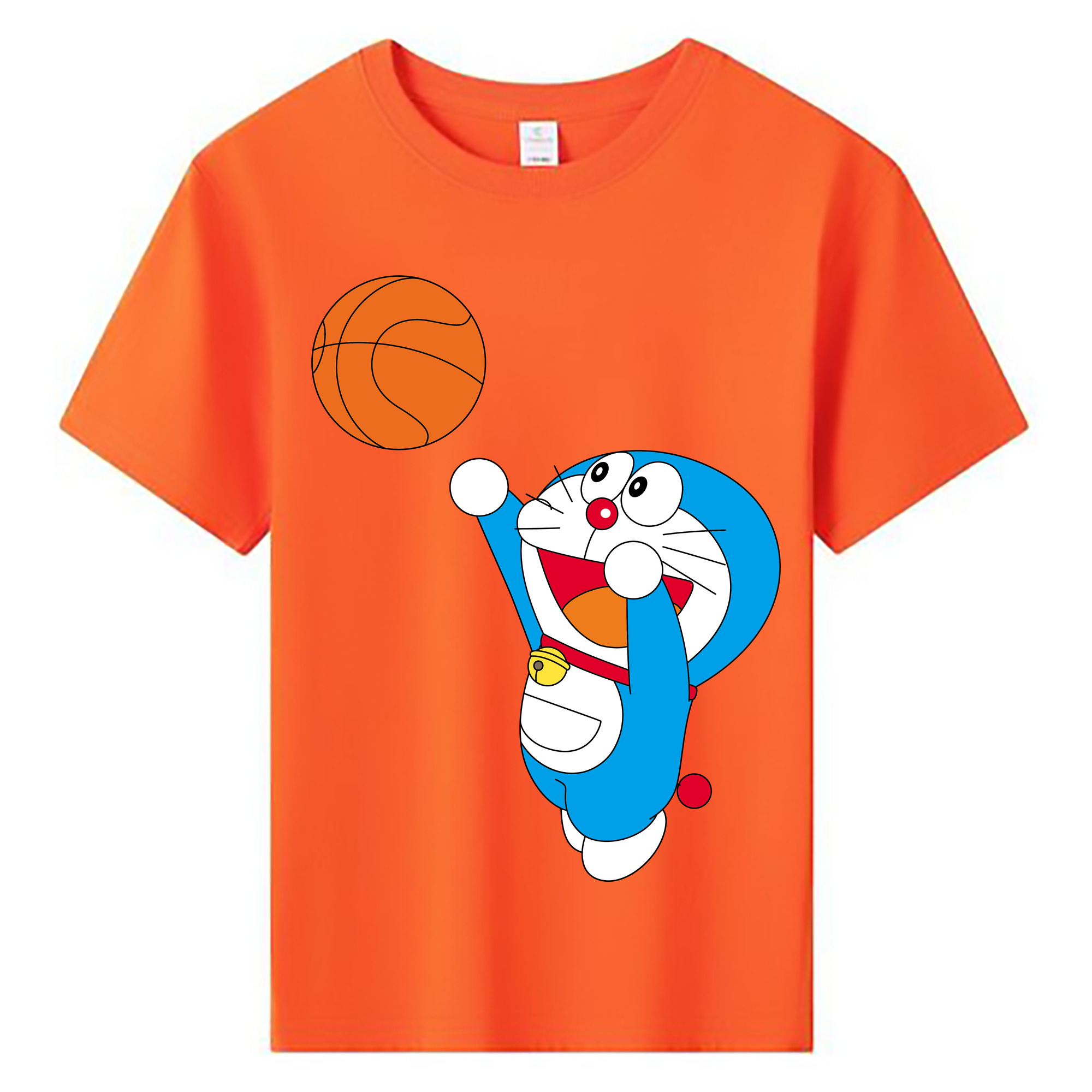 （画像用） ドラえもん Doraemon 綿100％キッズTシャツ（フロントプリント）