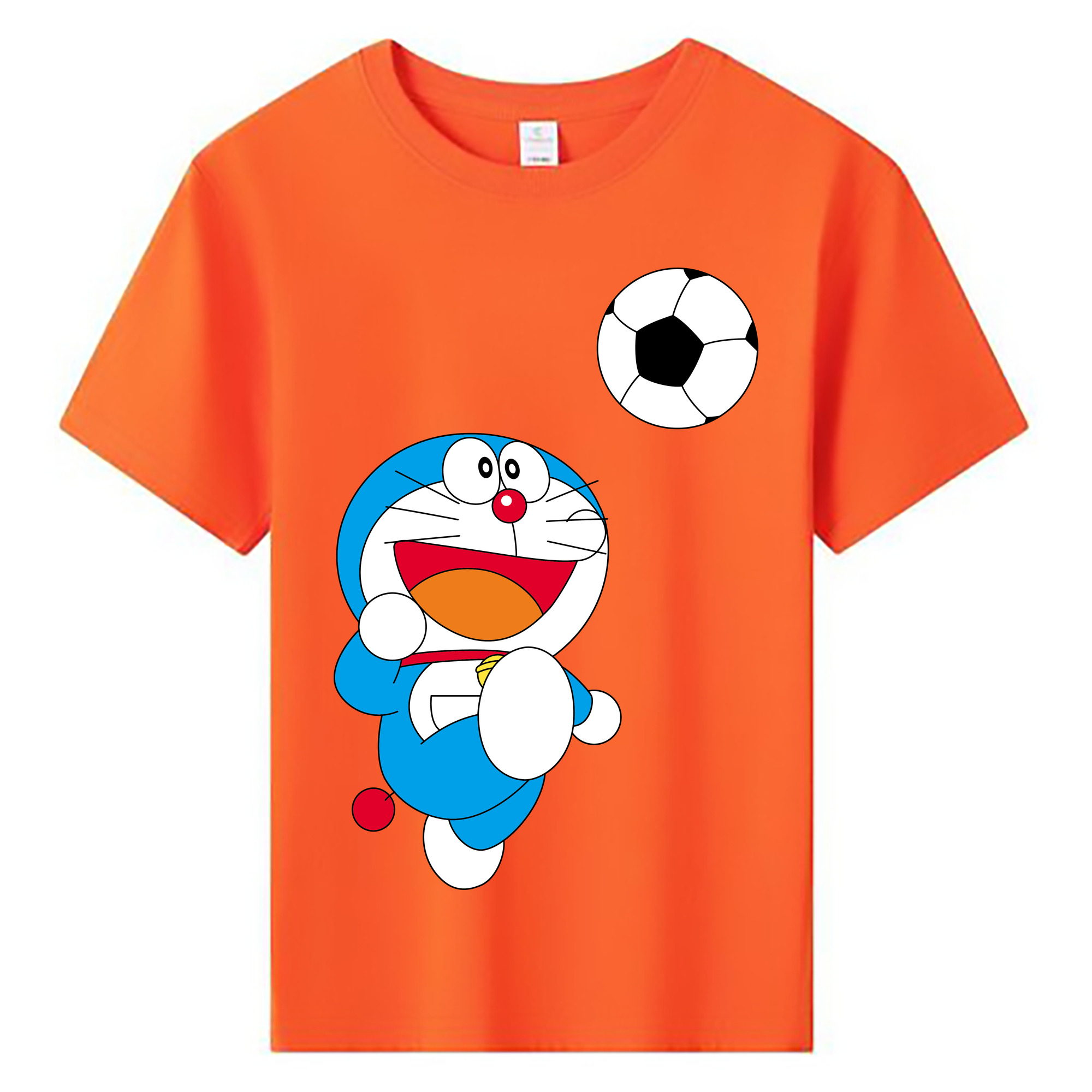 （画像用） ドラえもん Doraemon 綿100％キッズTシャツ（フロントプリント）