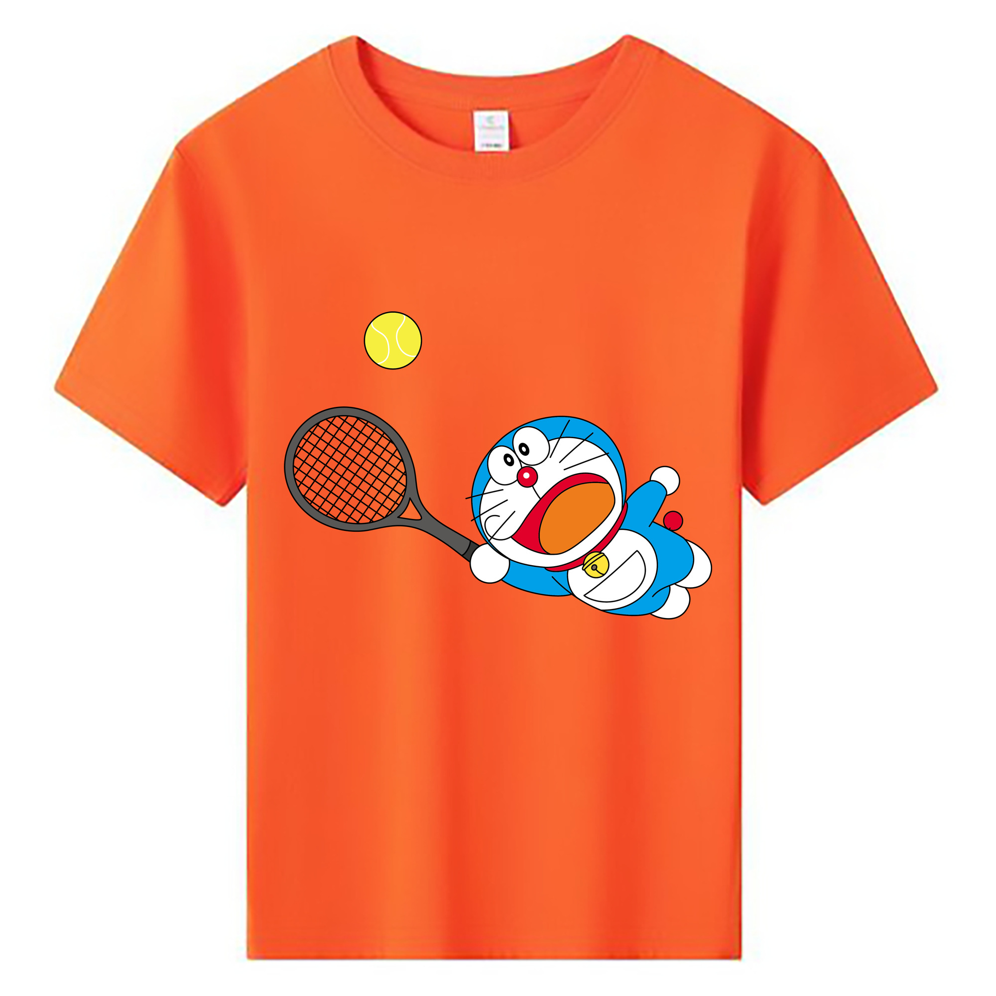 （画像用） ドラえもん Doraemon 綿100％キッズTシャツ（フロントプリント）