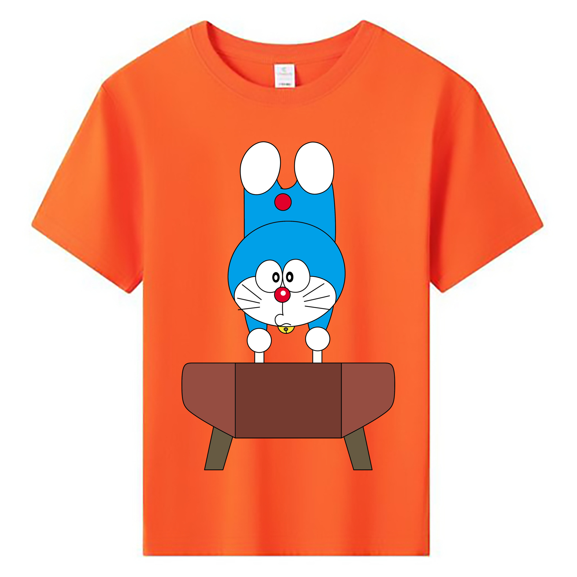 （画像用） ドラえもん Doraemon 綿100％キッズTシャツ（フロントプリント）