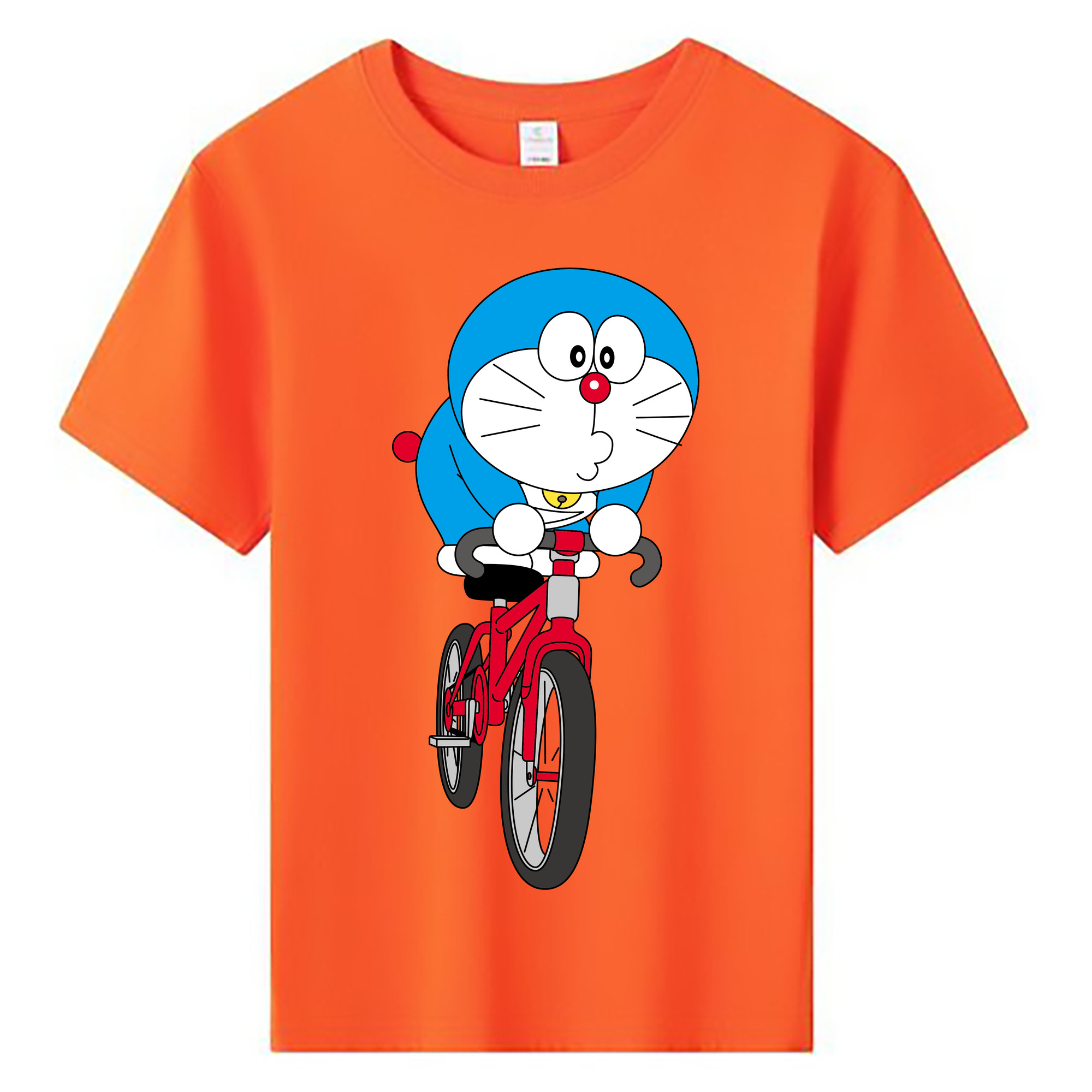 （画像用） ドラえもん Doraemon 綿100％キッズTシャツ（フロントプリント）