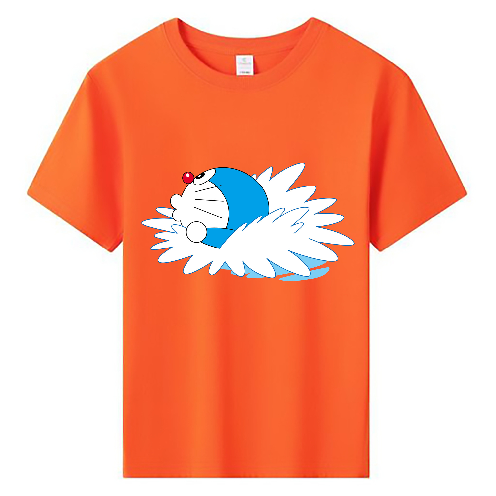 （画像用） ドラえもん Doraemon 綿100％キッズTシャツ（フロントプリント）