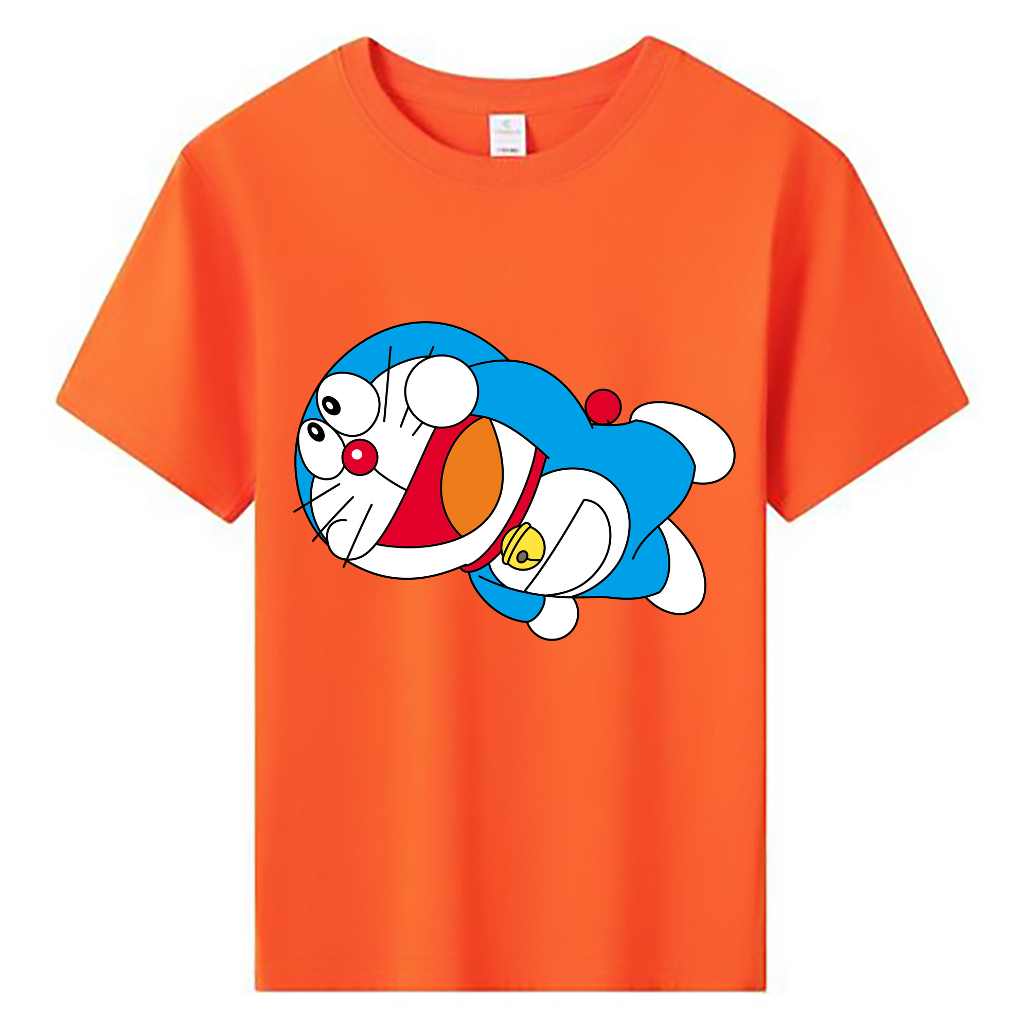 （画像用） ドラえもん Doraemon 綿100％キッズTシャツ（フロントプリント）