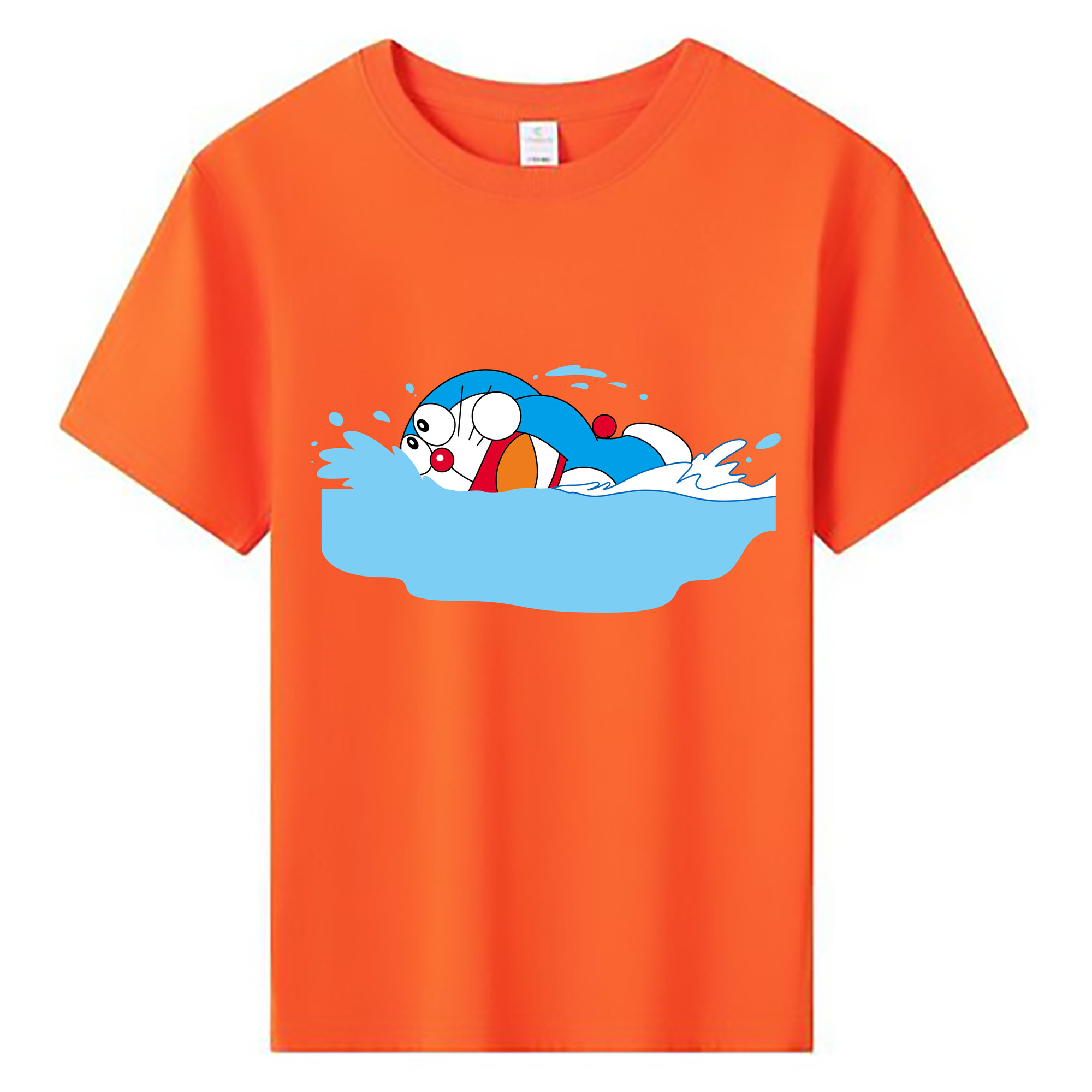 （画像用） ドラえもん Doraemon 綿100％キッズTシャツ（フロントプリント）