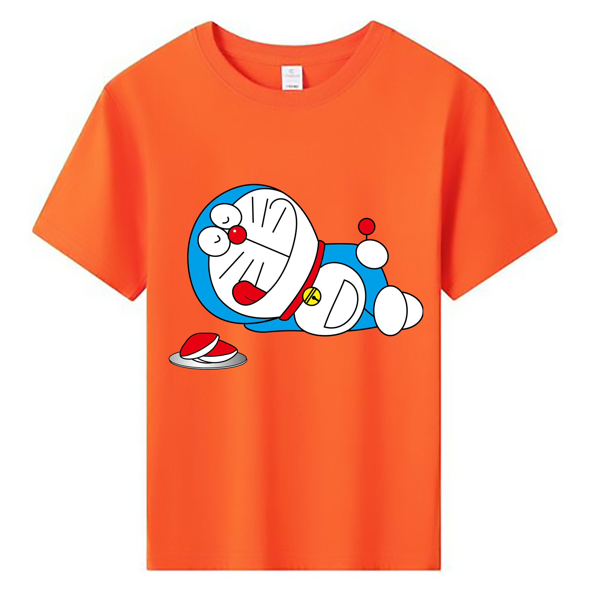 （画像用） ドラえもん Doraemon 綿100％キッズTシャツ（フロントプリント）