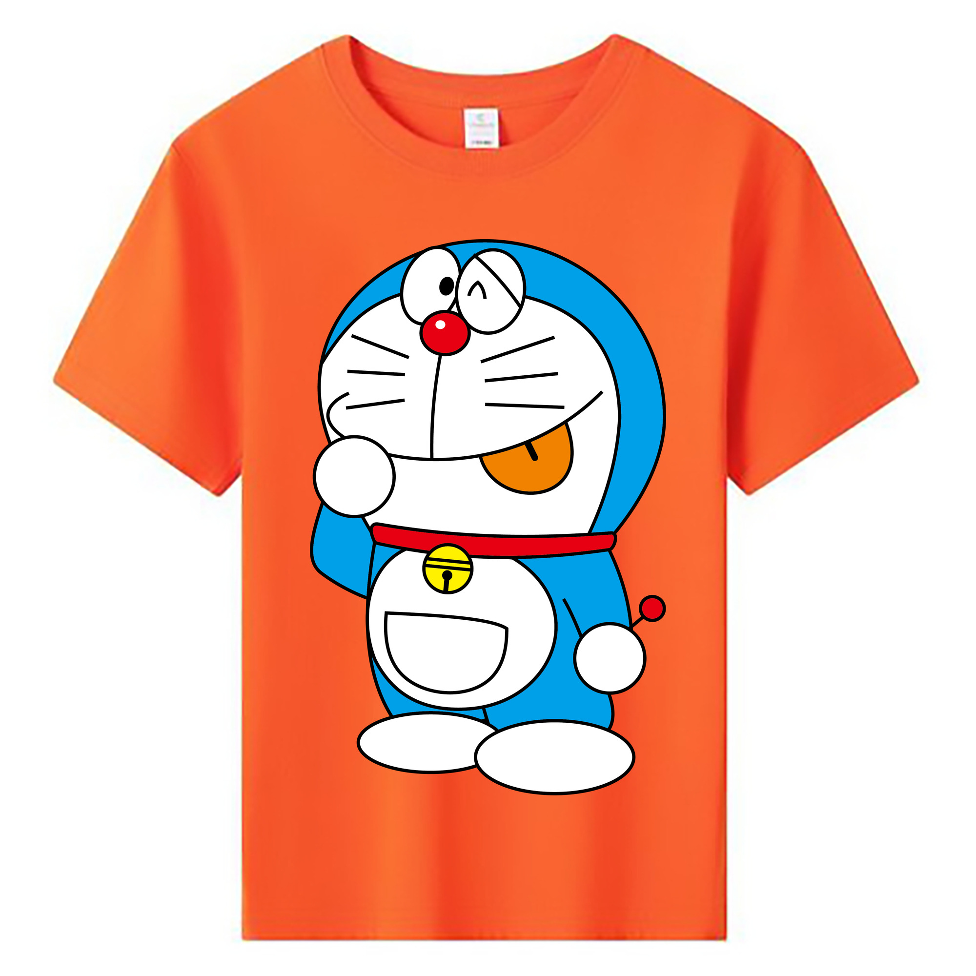 （画像用） ドラえもん Doraemon 綿100％キッズTシャツ（フロントプリント）
