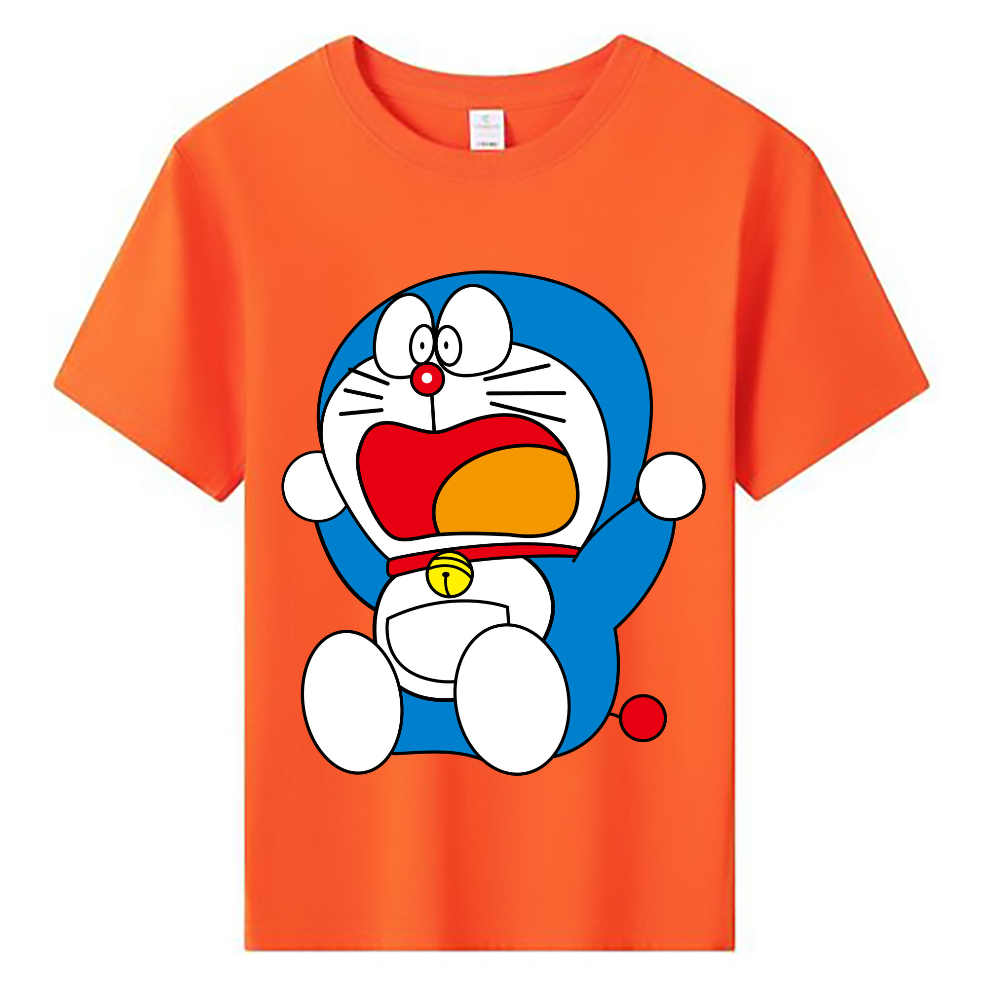 （画像用） ドラえもん Doraemon 綿100％キッズTシャツ（フロントプリント）