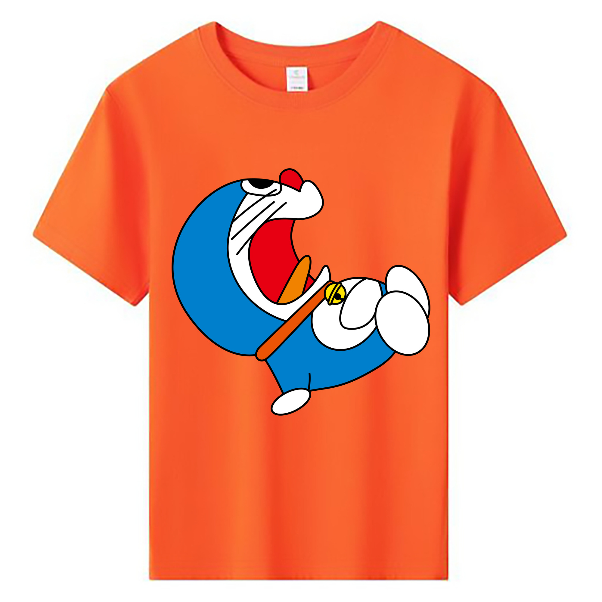 （画像用） ドラえもん Doraemon 綿100％キッズTシャツ（フロントプリント）
