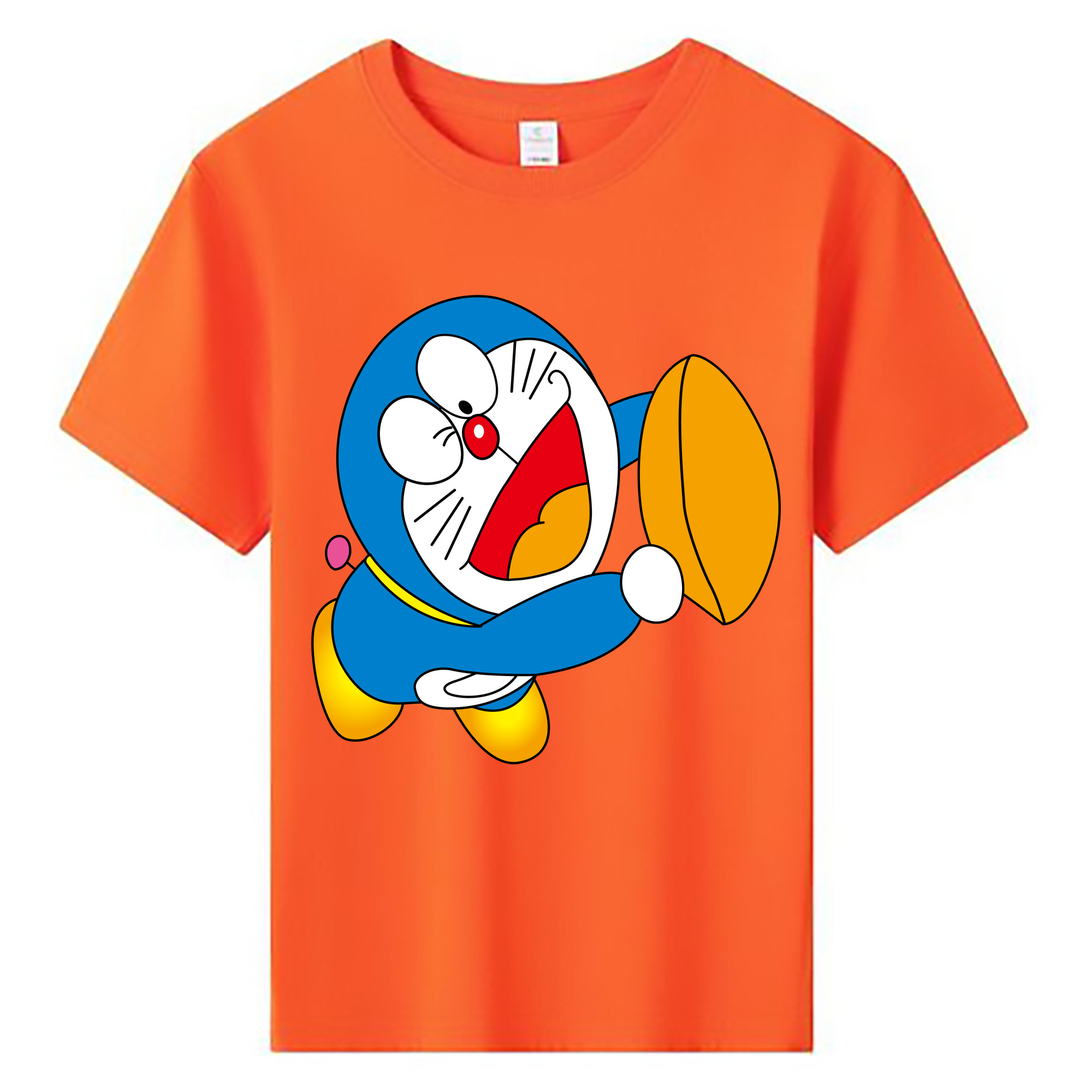 （画像用） ドラえもん Doraemon 綿100％キッズTシャツ（フロントプリント）
