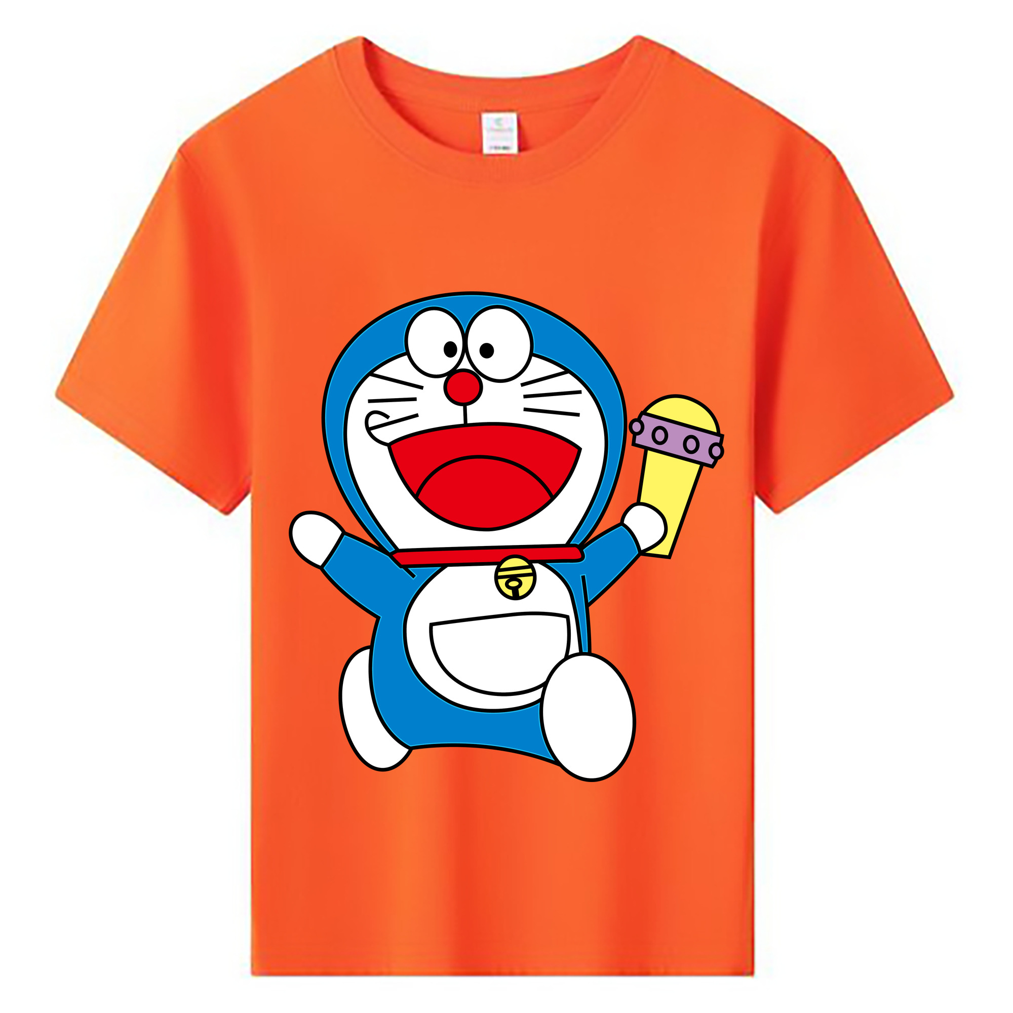 （画像用） ドラえもん Doraemon 綿100％キッズTシャツ（フロントプリント）