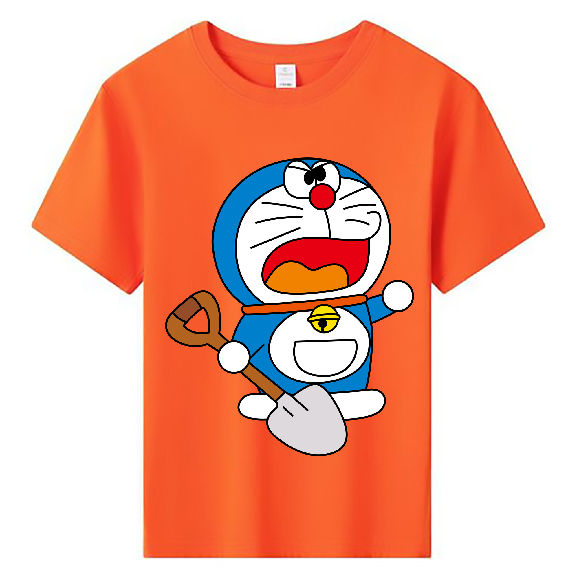 （画像用） ドラえもん Doraemon 綿100％キッズTシャツ（フロントプリント）