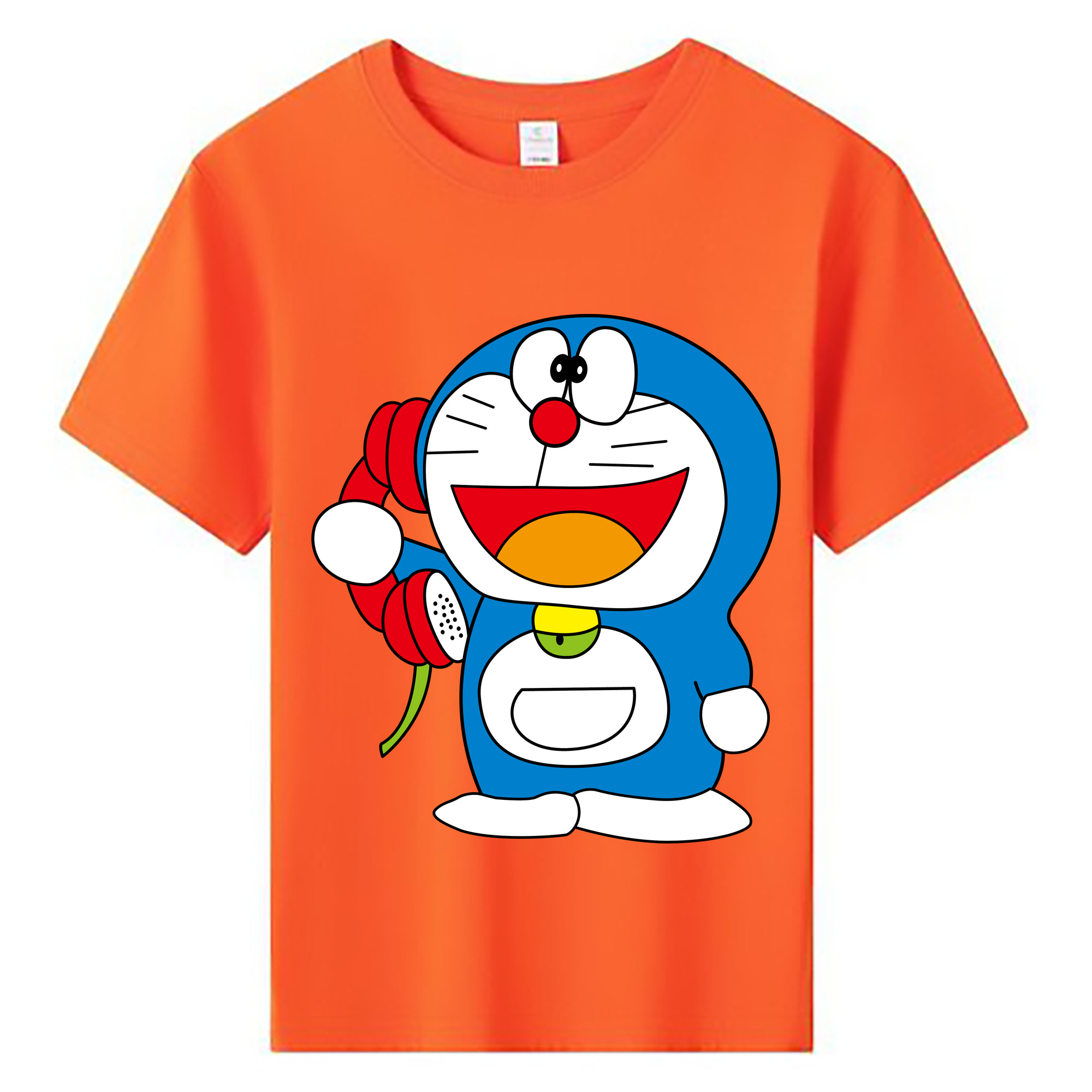 （画像用） ドラえもん Doraemon 綿100％キッズTシャツ（フロントプリント）