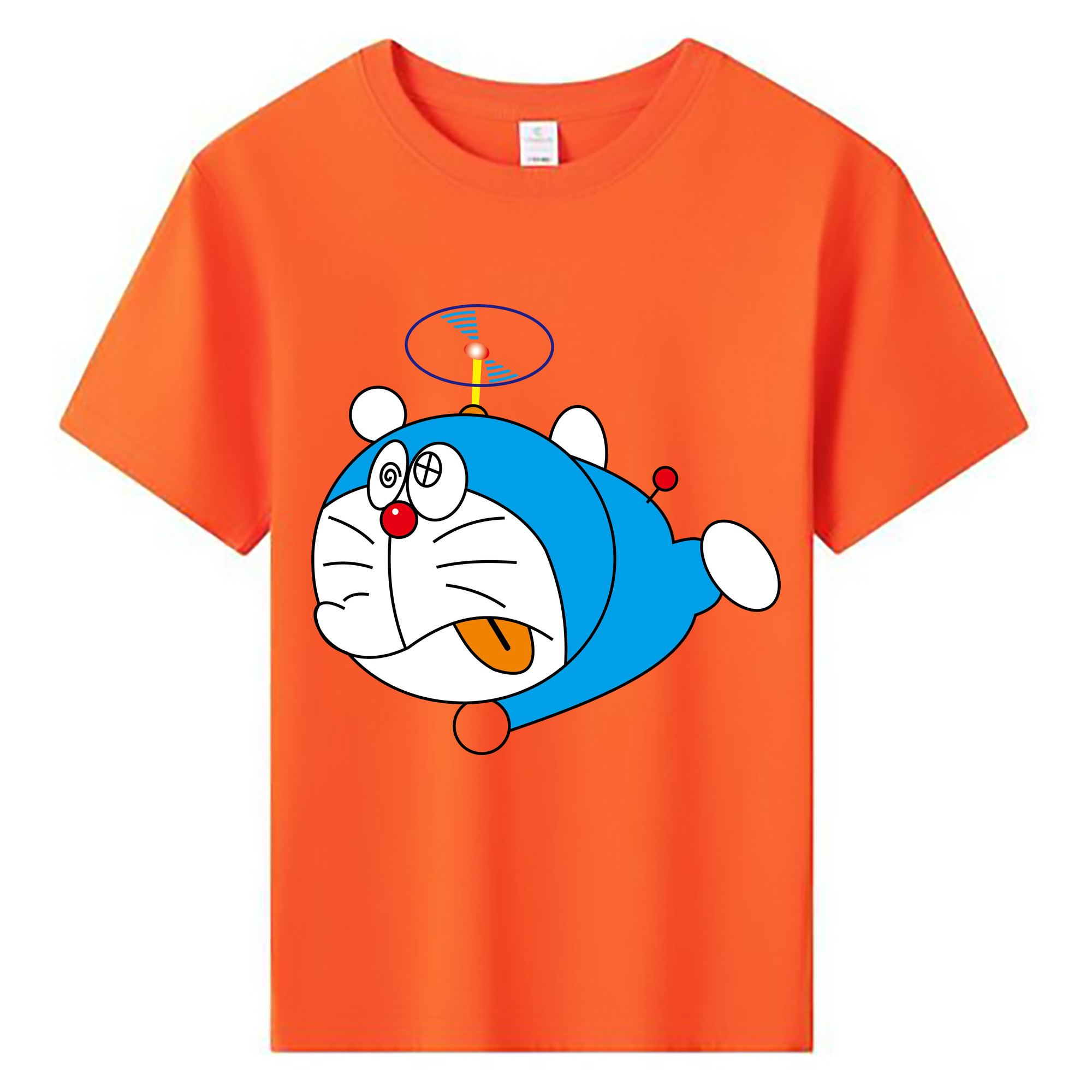 （画像用） ドラえもん Doraemon 綿100％キッズTシャツ（フロントプリント）