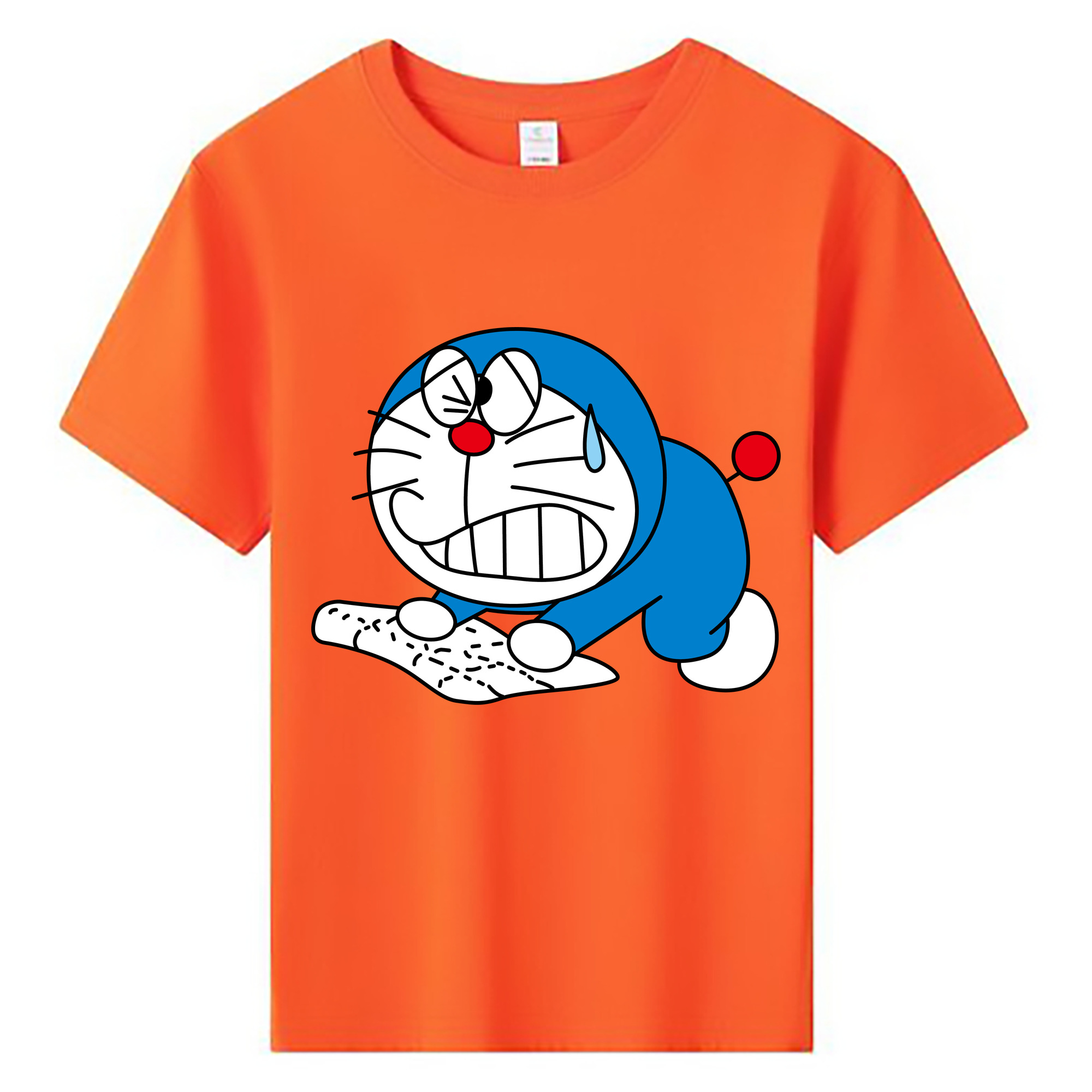 （画像用） ドラえもん Doraemon 綿100％キッズTシャツ（フロントプリント）