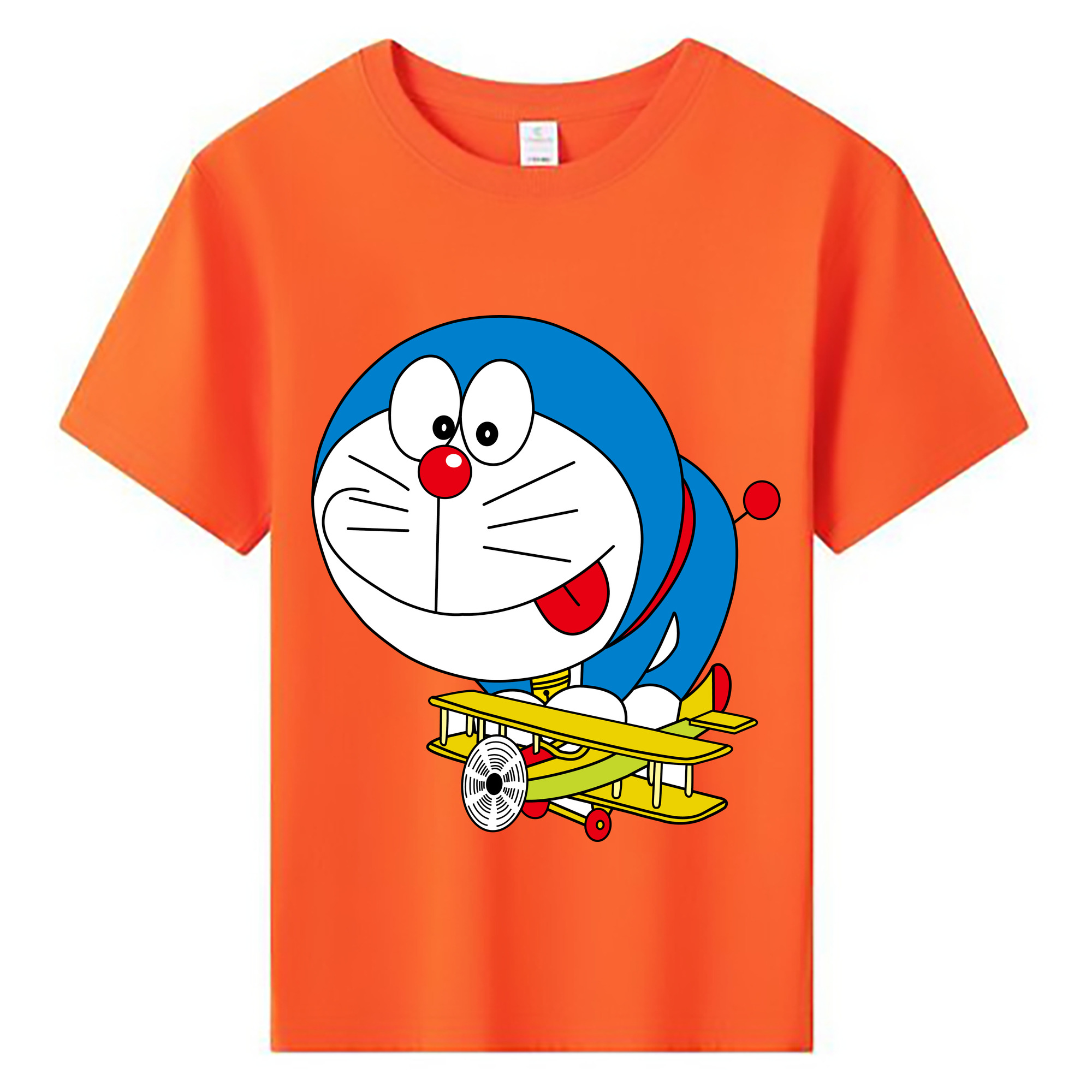 （画像用） ドラえもん Doraemon 綿100％キッズTシャツ（フロントプリント）