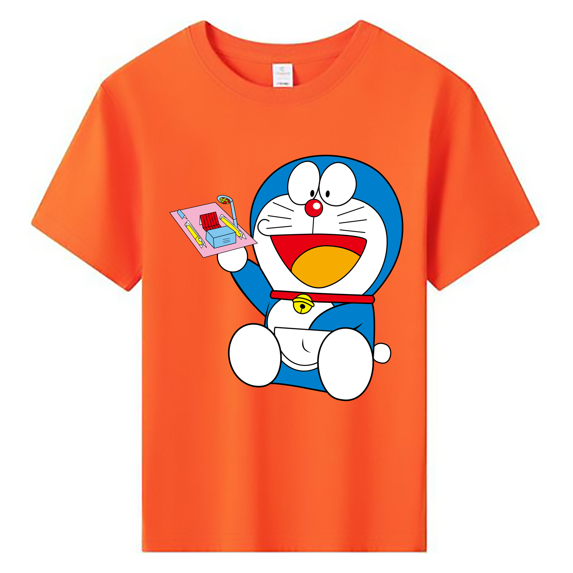 （画像用） ドラえもん Doraemon 綿100％キッズTシャツ（フロントプリント）