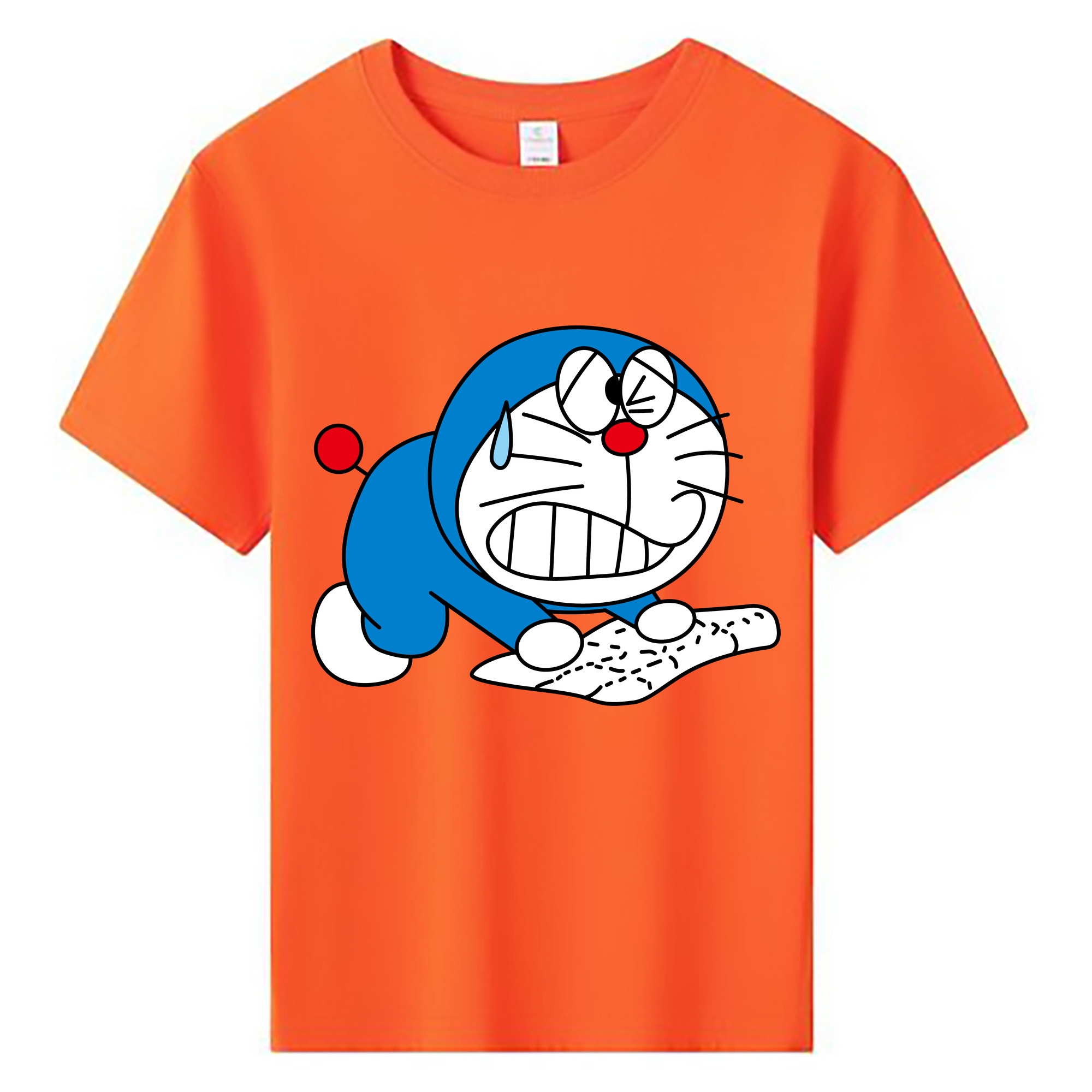 （画像用） ドラえもん Doraemon 綿100％キッズTシャツ（フロントプリント）