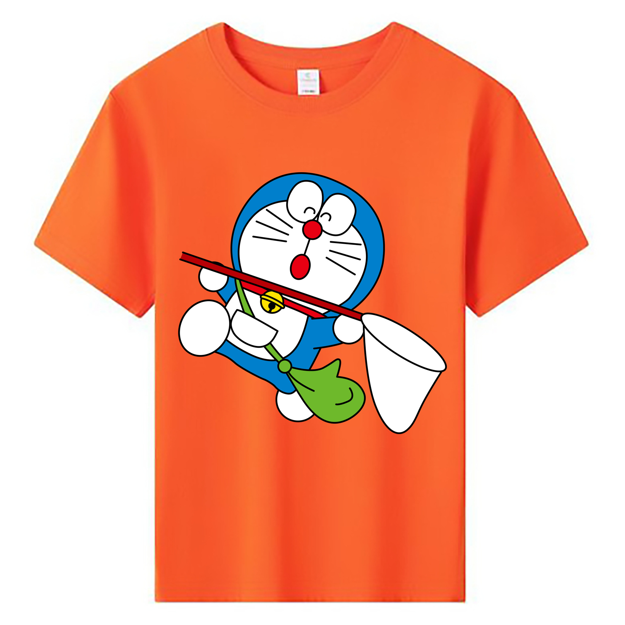 （画像用） ドラえもん Doraemon 綿100％キッズTシャツ（フロントプリント）