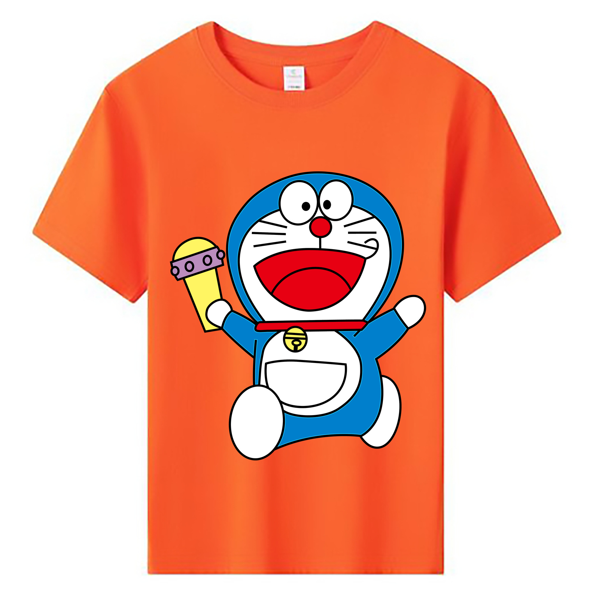 （画像用） ドラえもん Doraemon 綿100％キッズTシャツ（フロントプリント）