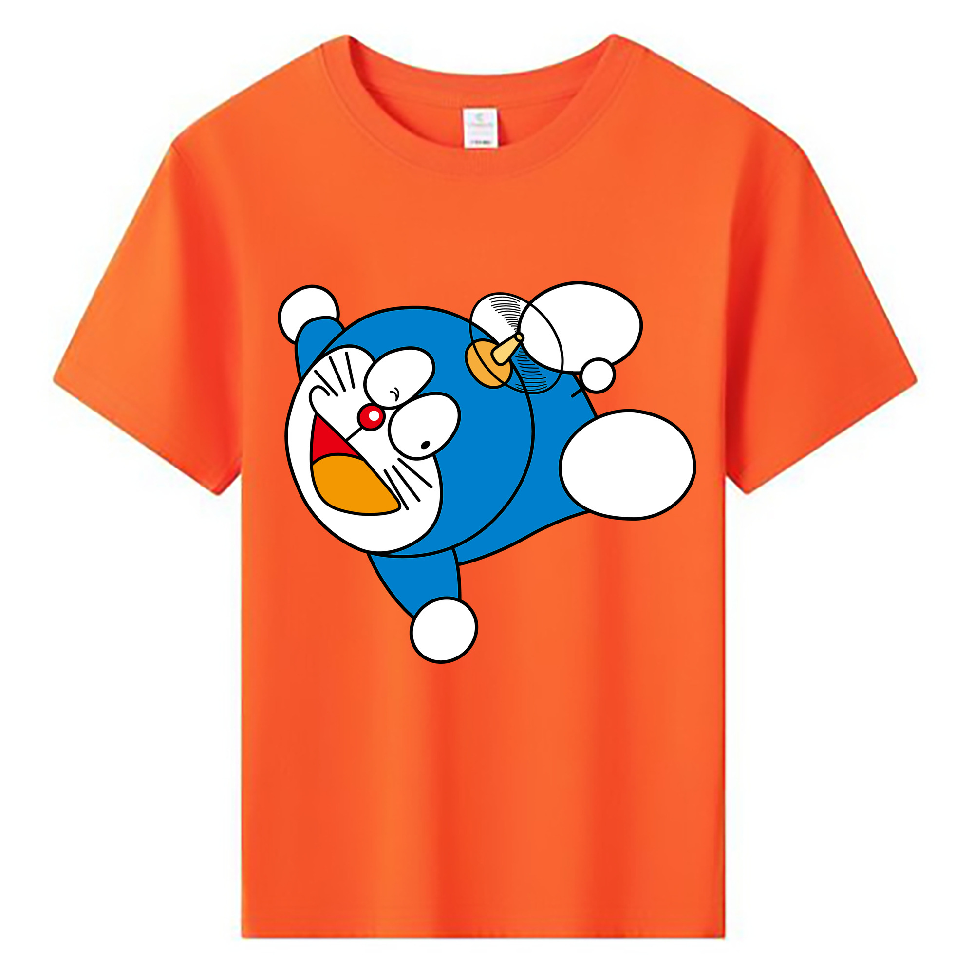 （画像用） ドラえもん Doraemon 綿100％キッズTシャツ（フロントプリント）
