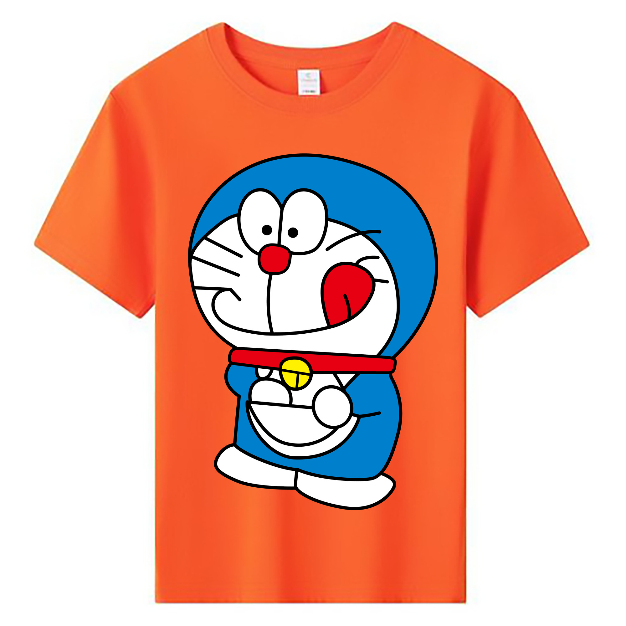 （画像用） ドラえもん Doraemon 綿100％キッズTシャツ（フロントプリント）