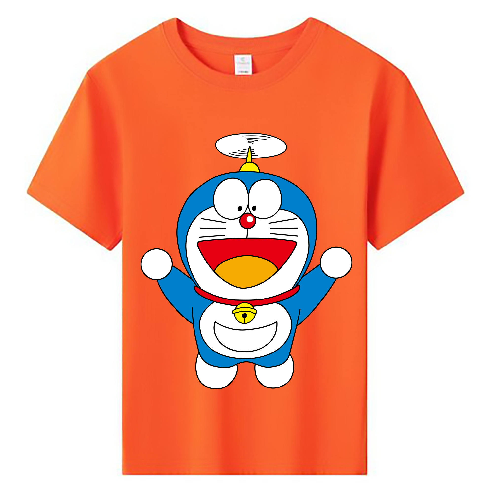 （画像用） ドラえもん Doraemon 綿100％キッズTシャツ（フロントプリント）